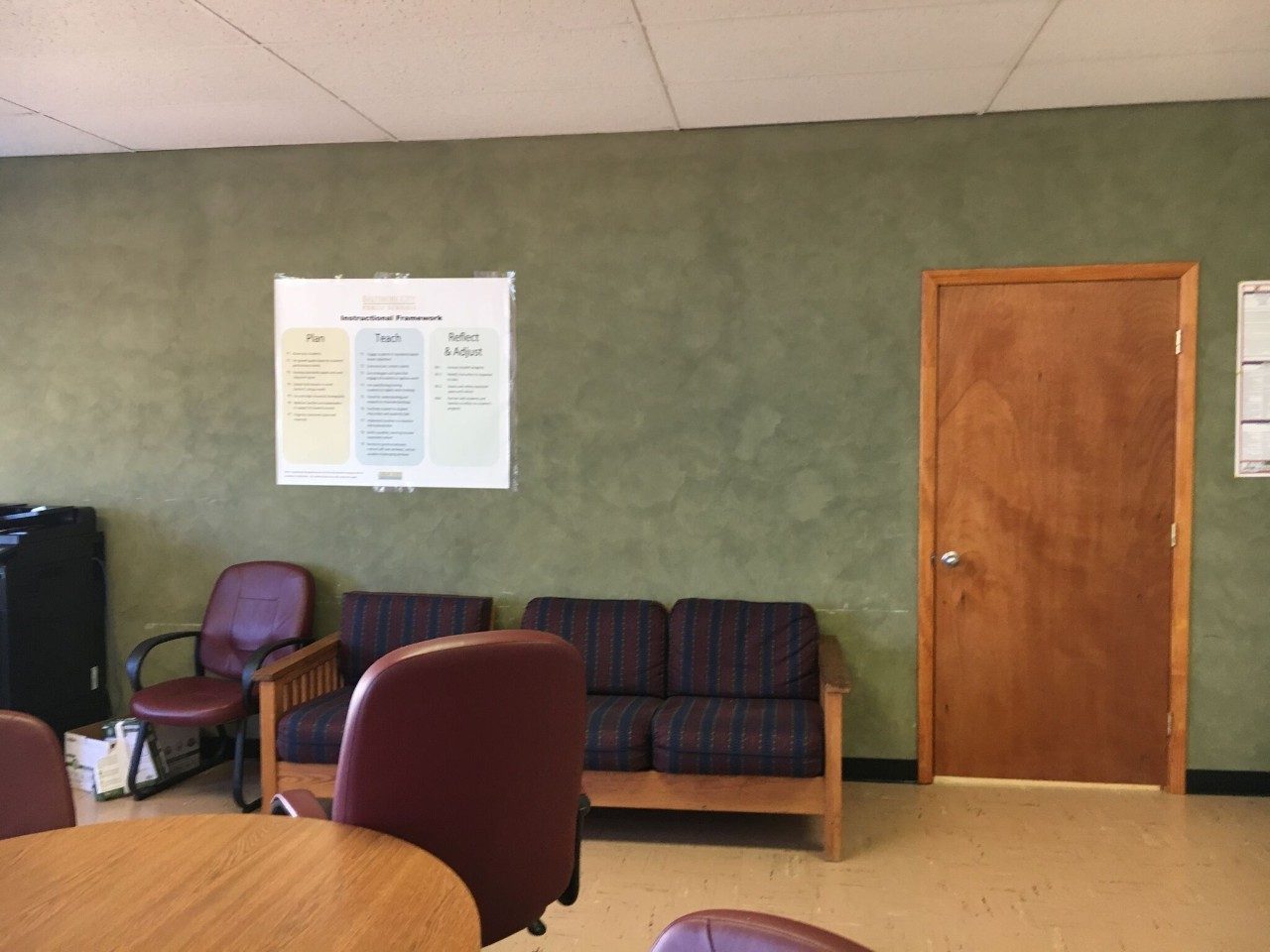 Vorher: Teacher's Lounge