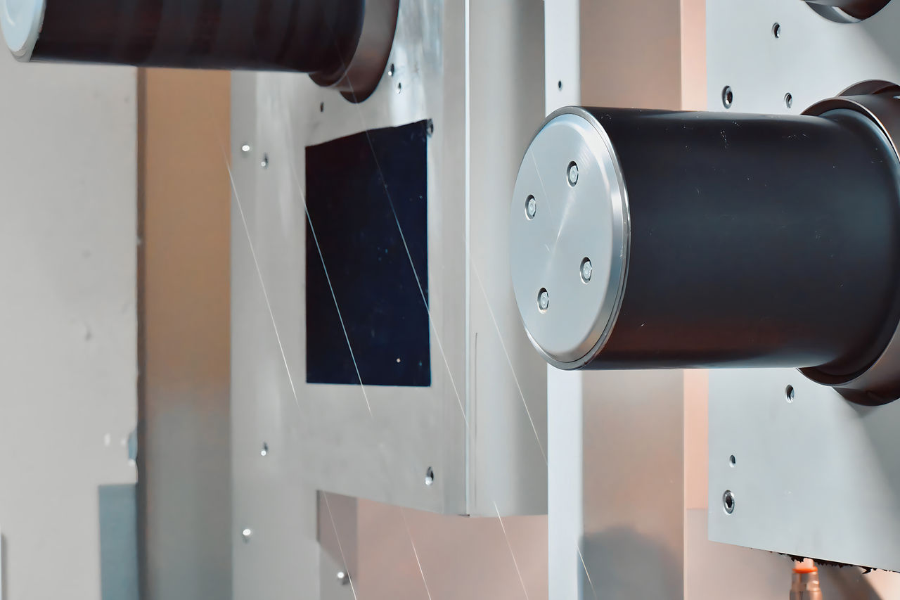 Filament, das über eine Galettenrolle läuft 