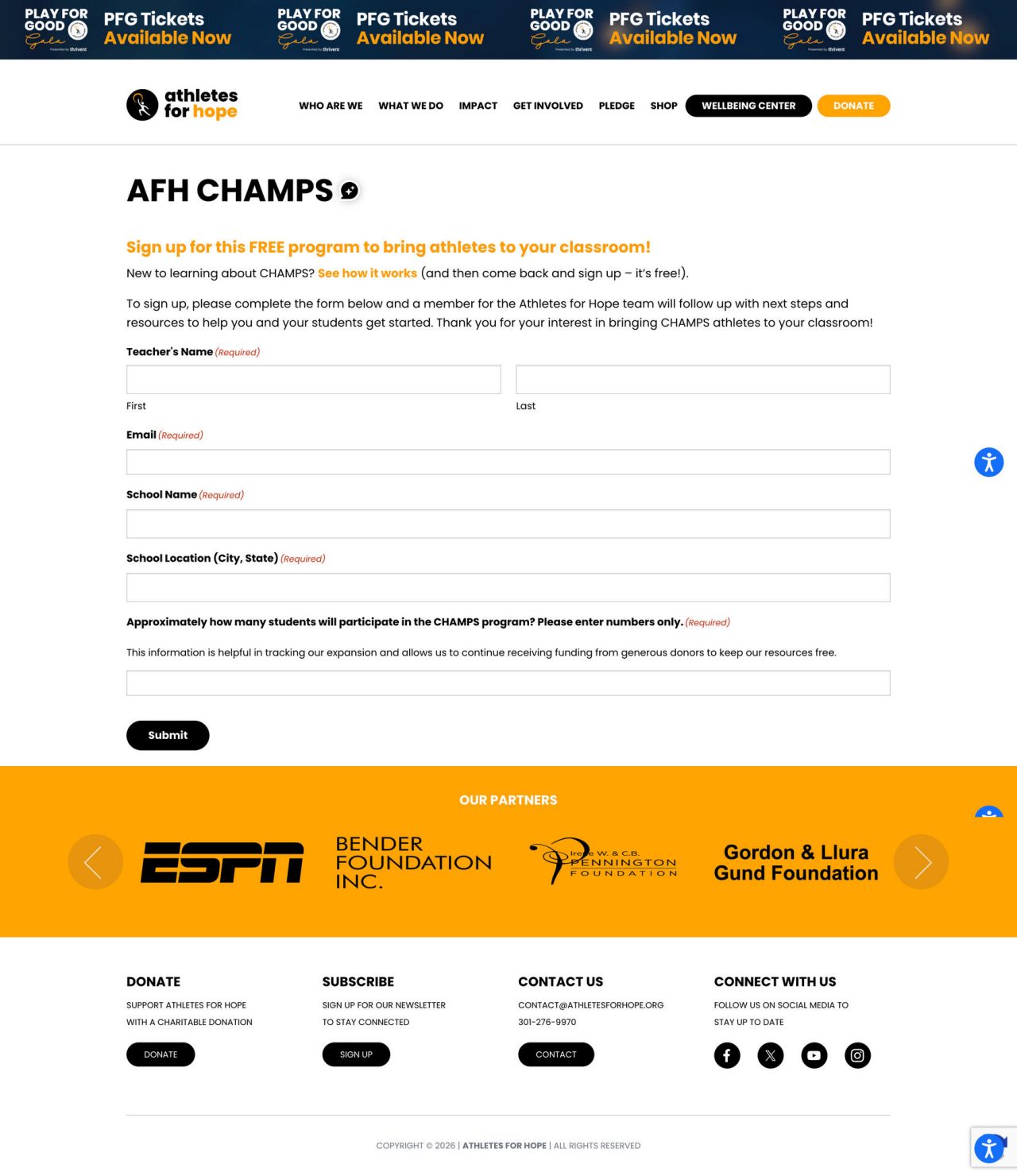 Bring the Champs Program to Your School