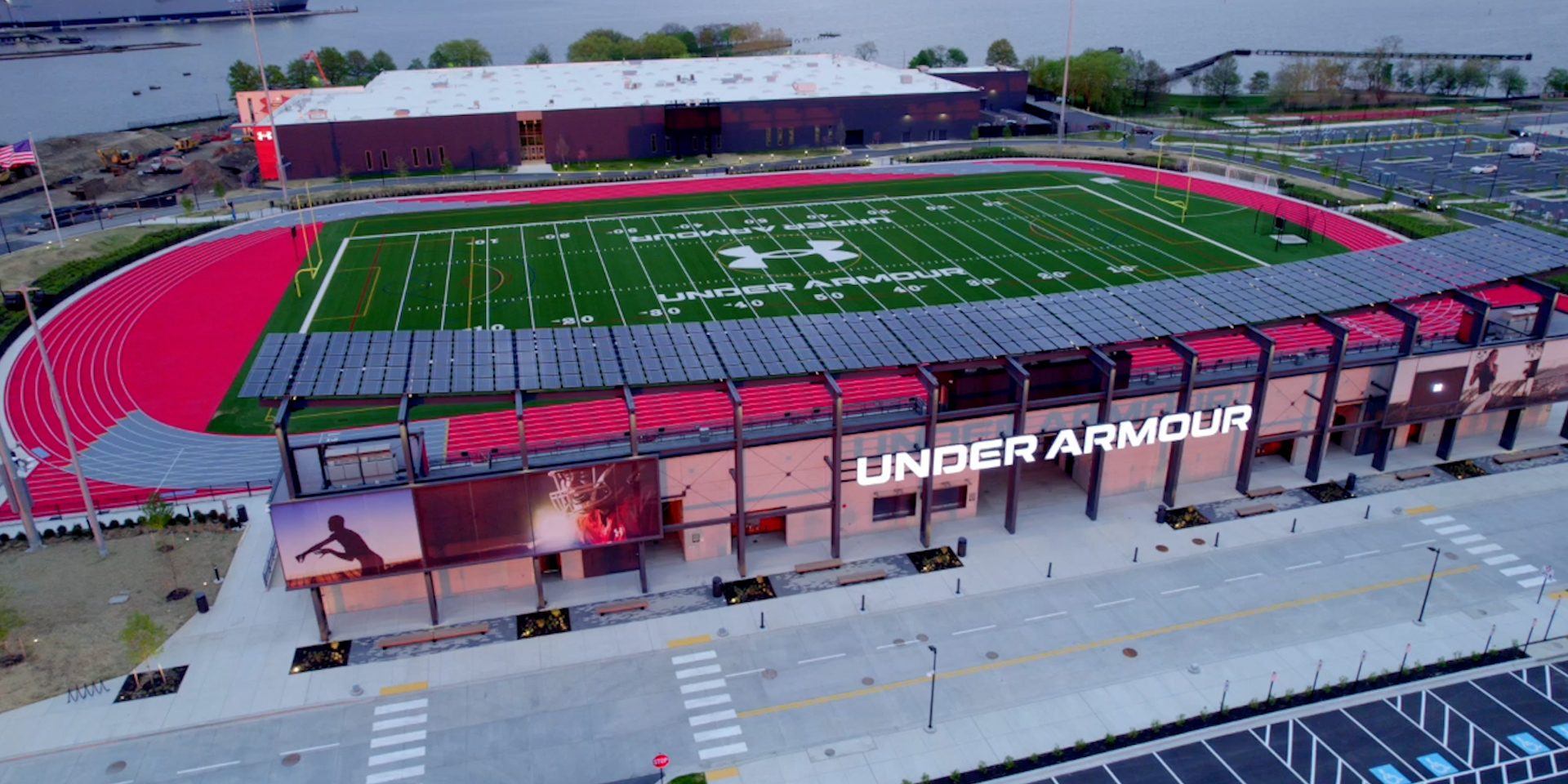 UA Hero Video Still of UA Campus Stadium
