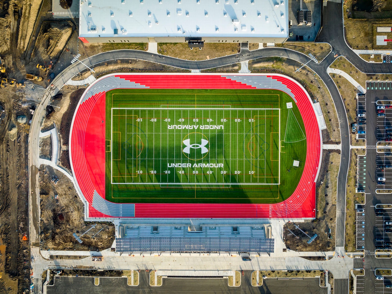 Aerial View of UA HQ Field