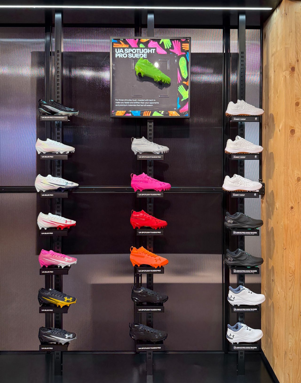 Retail We Are Football Cleat Wall