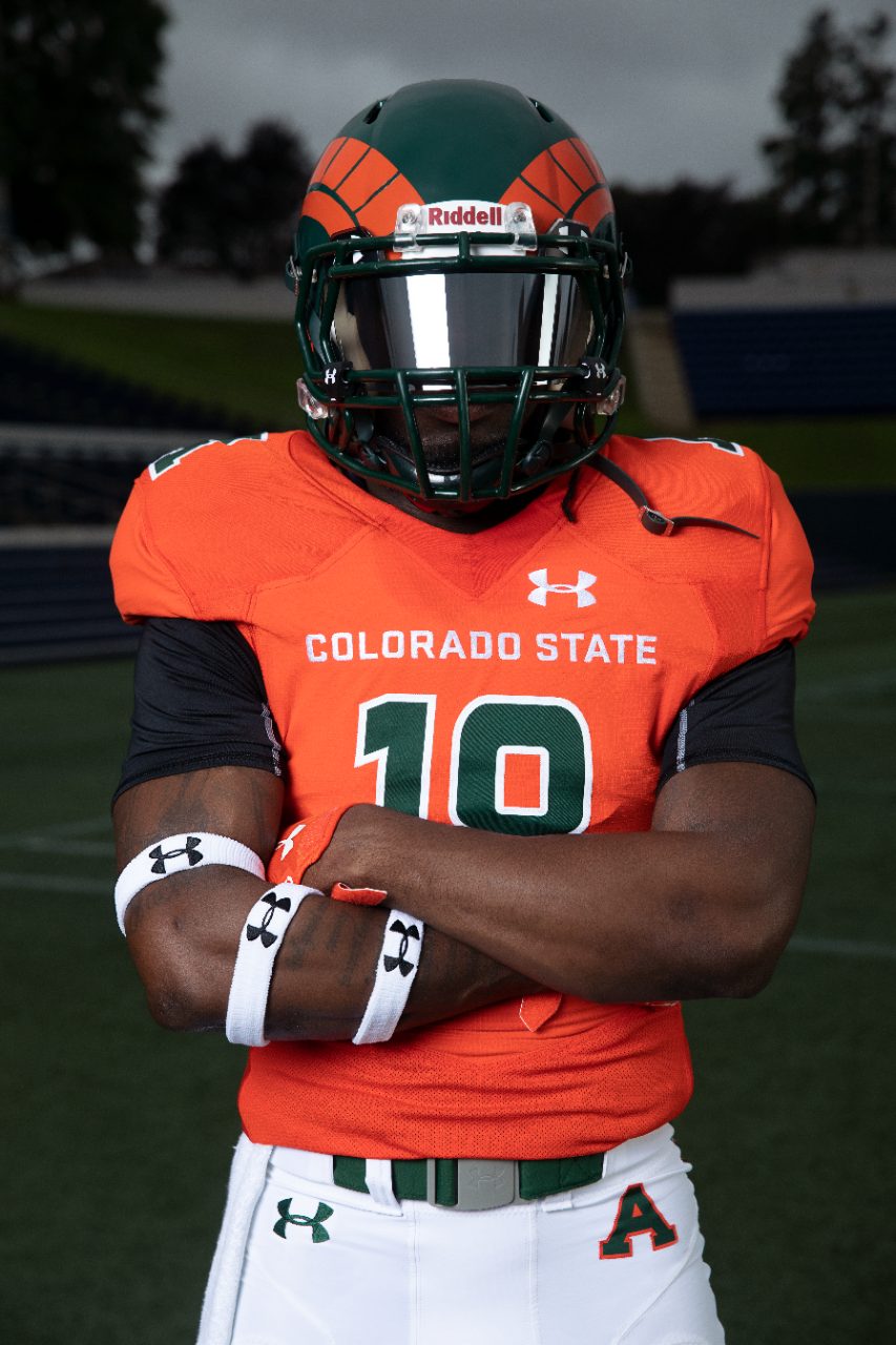 Colorado State football uniform combinations