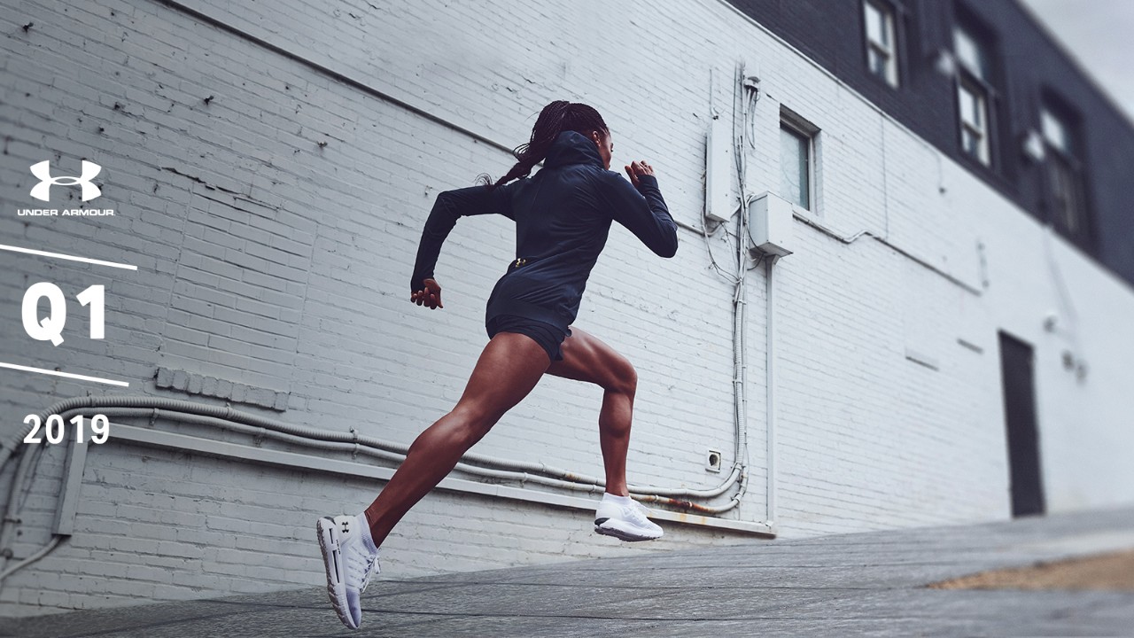 Under Armour фитнес девушка 2020