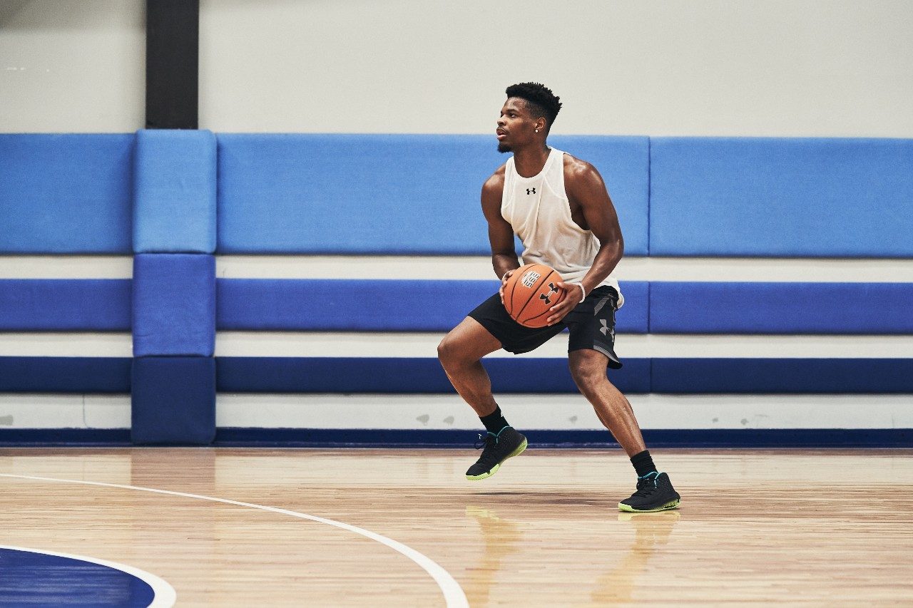 Dennis Smith Jr. puts in work during the off-season in the HOVR Havoc II