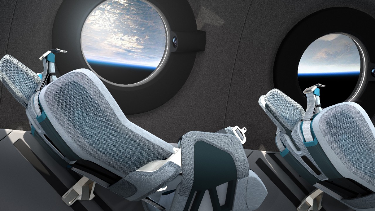 Virgin Galactic’s SpaceShipTwo Seats in Space