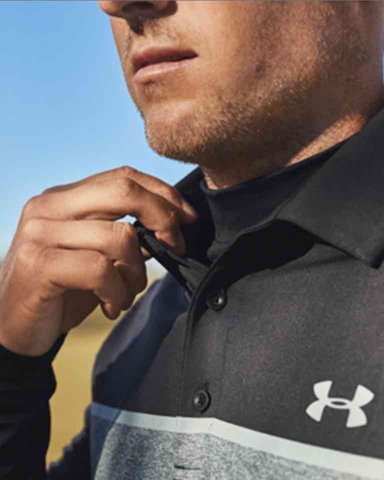 The first baselayer designed specifically for how a golfer moves—with nearly weightless ColdGear Infrared technology for added warmth and UA Storm so the rain rolls right off.
