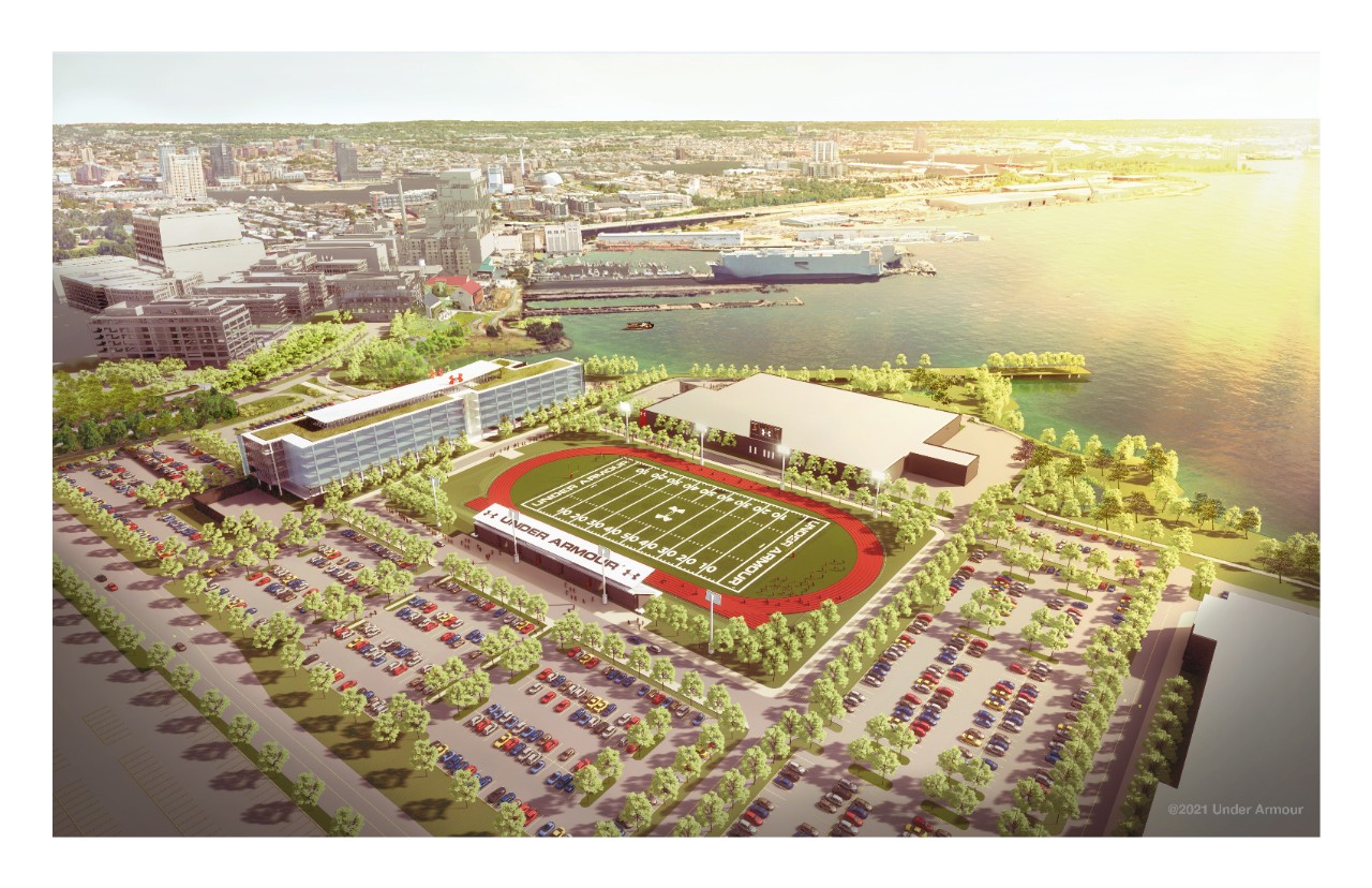 tanker moord Seminarie UNDER ARMOUR UNVEILS LONG-RANGE PLAN FOR NEW GLOBAL CAMPUS IN BALTIMORE