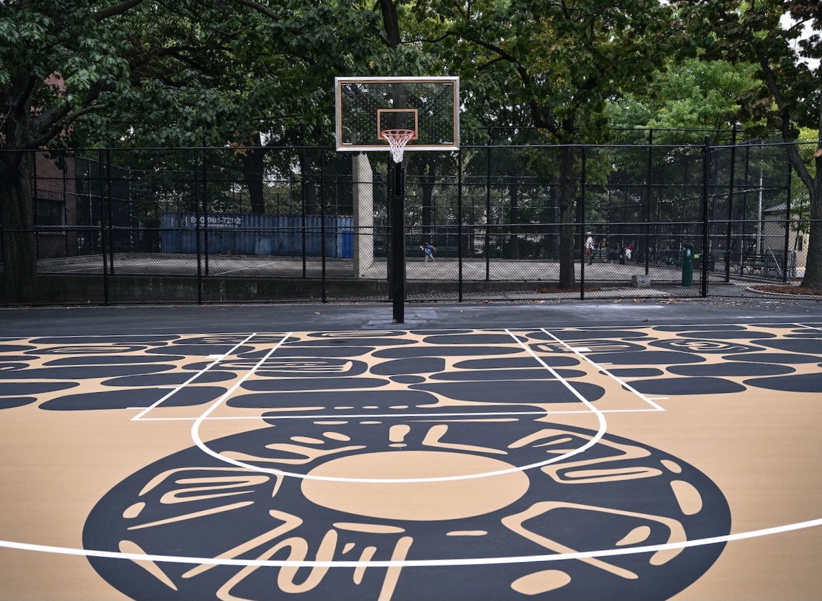 Basketball Hoop Makeover - DIY Indoor Basketball Hoop Makeover