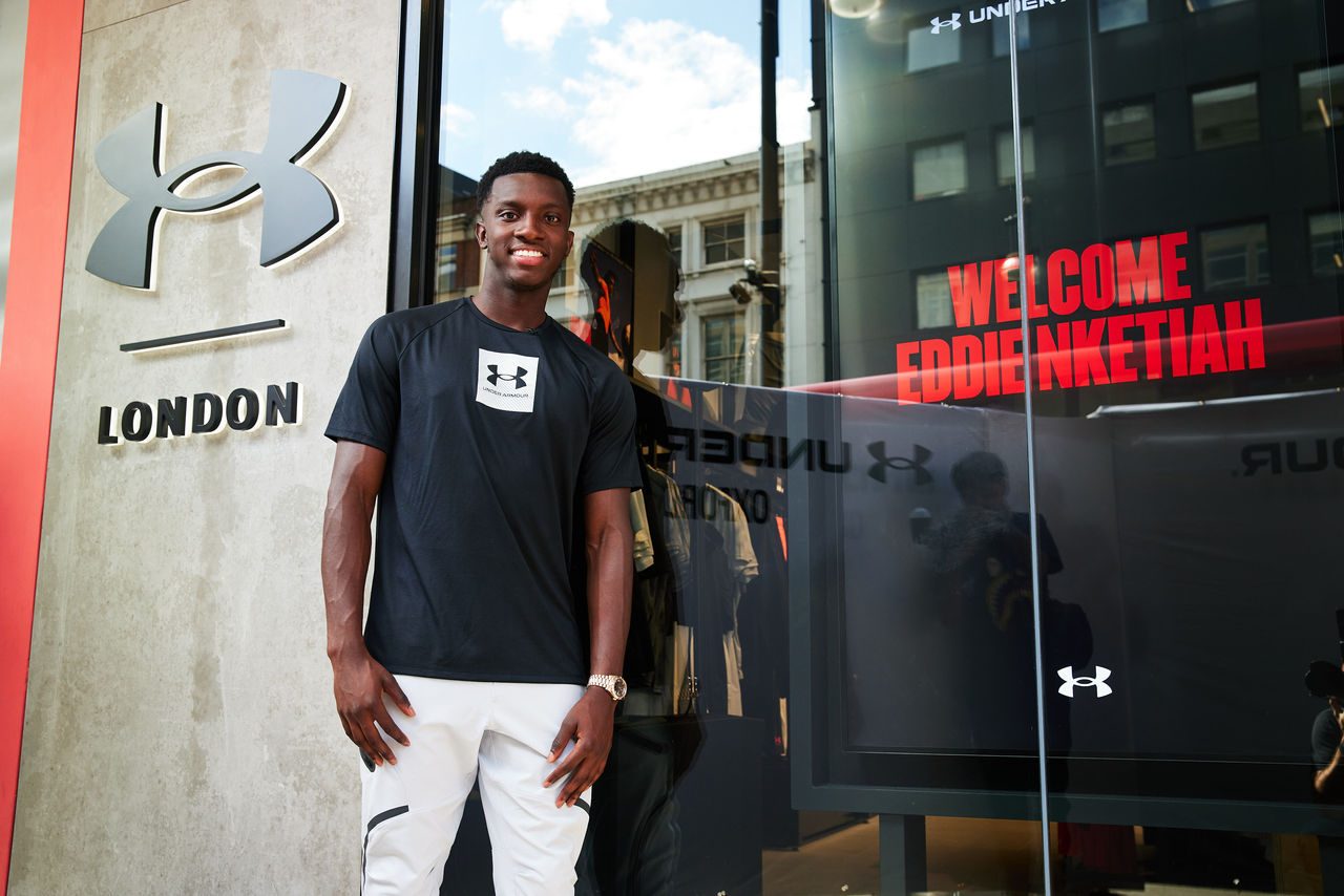 Eddie Nketiah Celebrates New Under Armour Partnership By Opening Latest Under Armour Brand House on Oxford Street