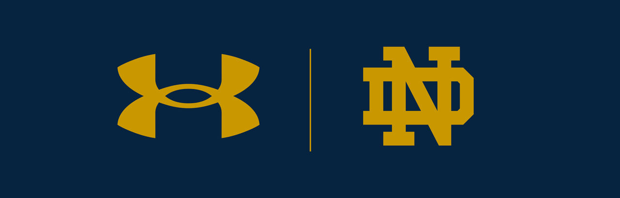 Under Armour and University of Notre Dame Logos
