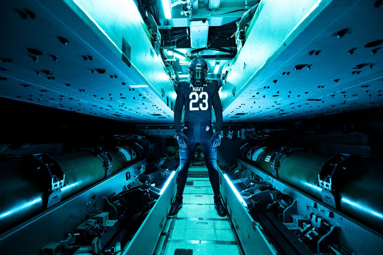 Under Armour Unveils Custom Navy Football Uniforms Ahead of 2023 Army-Navy Game