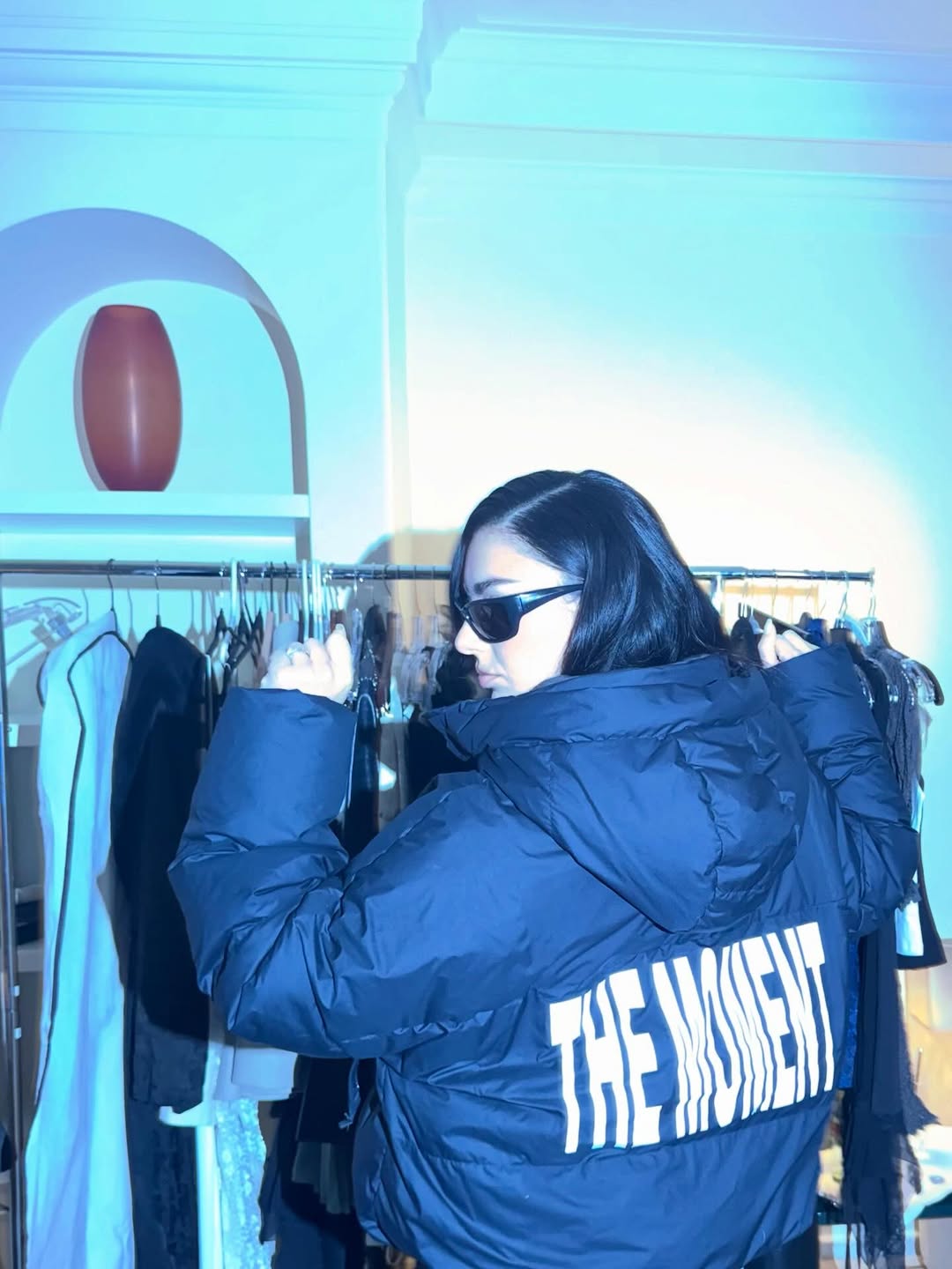 Charli XCX in The Moment Puffer
