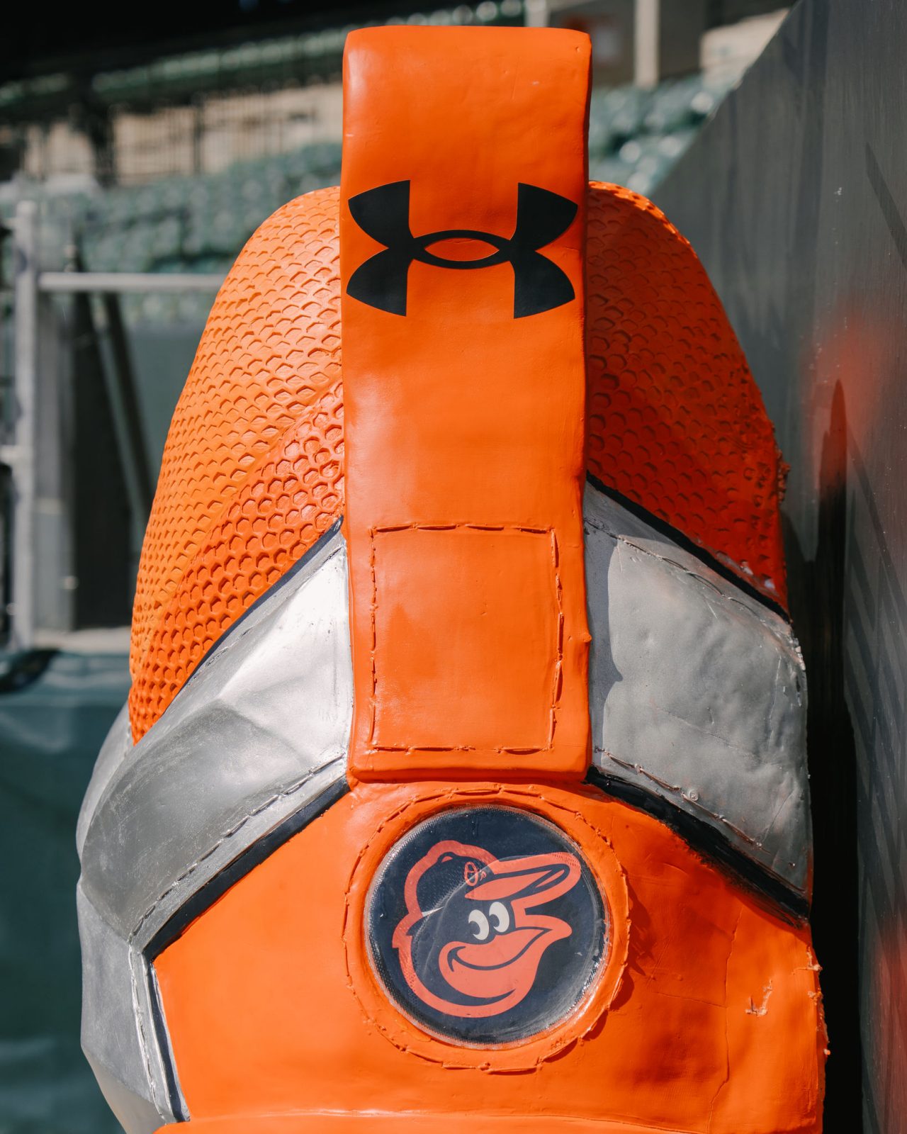 Large Under Armour Cleat Installation at Camden Yards