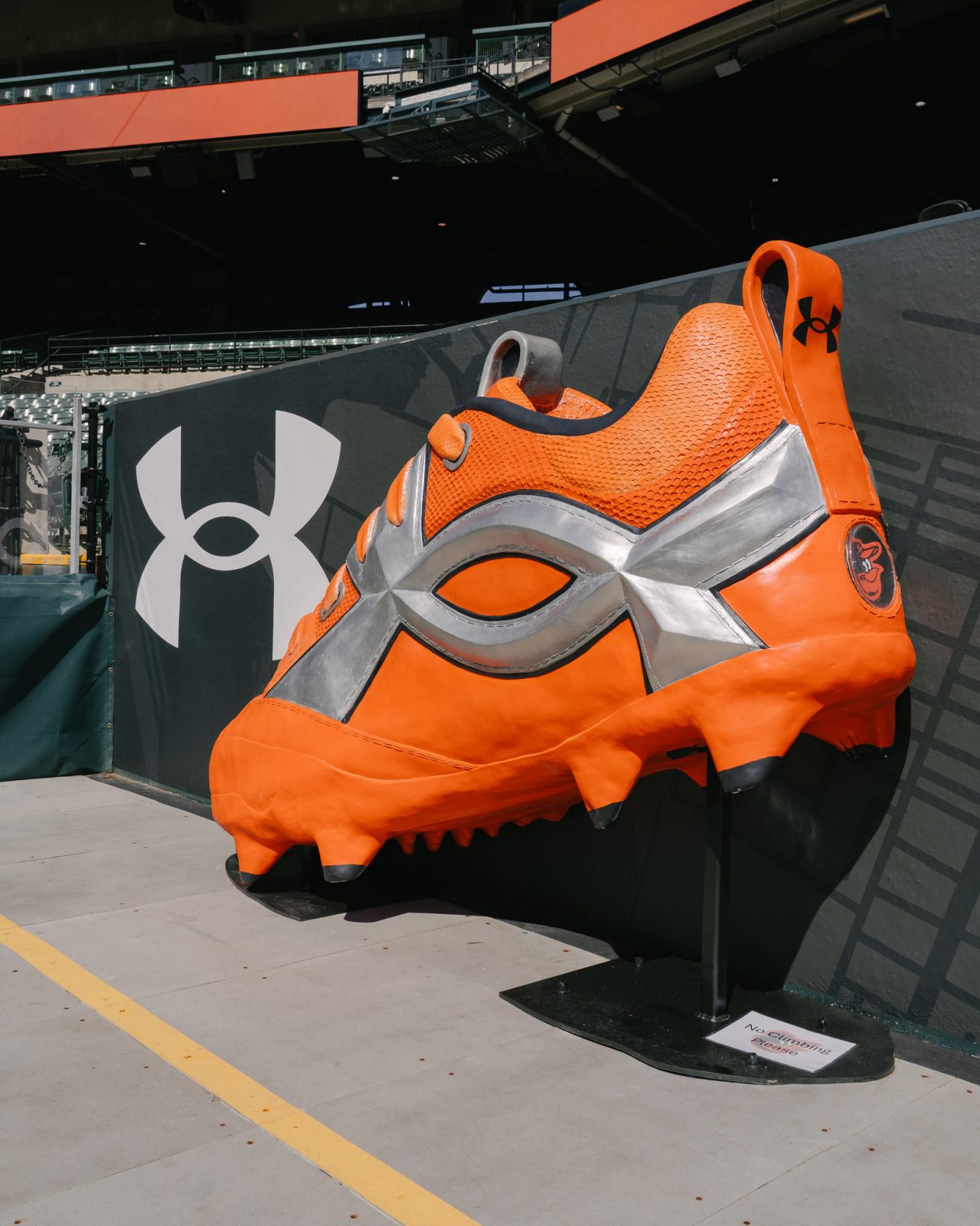 Under Armour Cleat at Oriole Park
