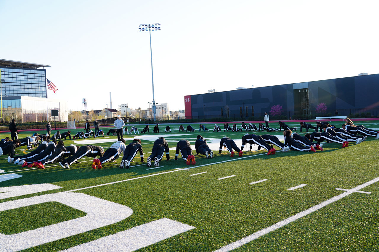 SALC athletes from Baltimore and Oakland at UA's Headquarter