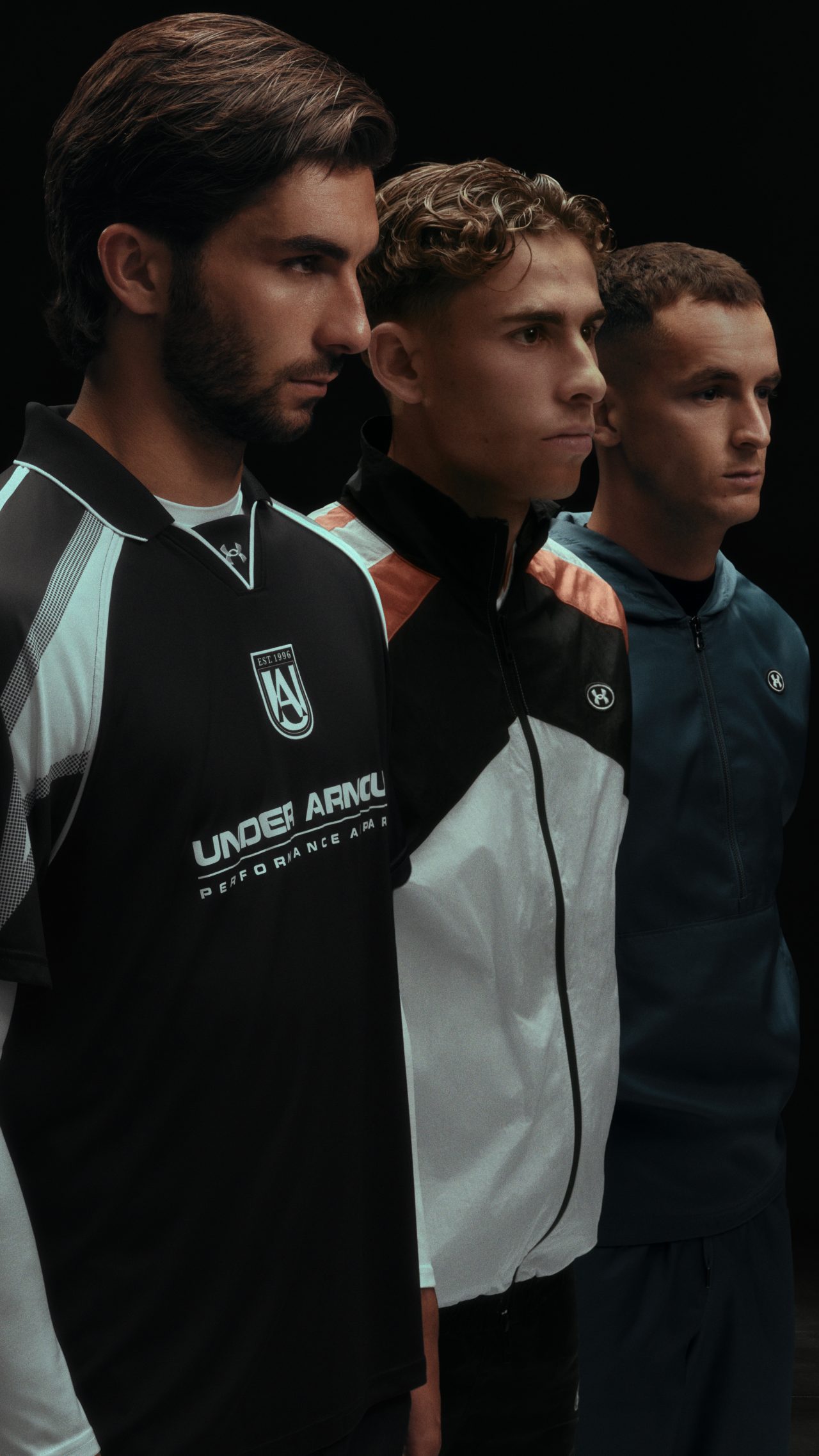 Footballer Trio