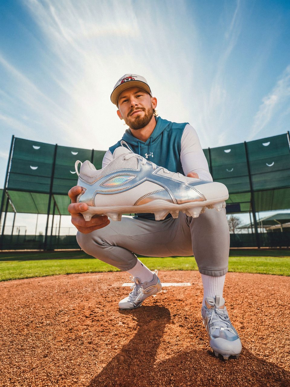 Bobby Witt JR on Field with cleat