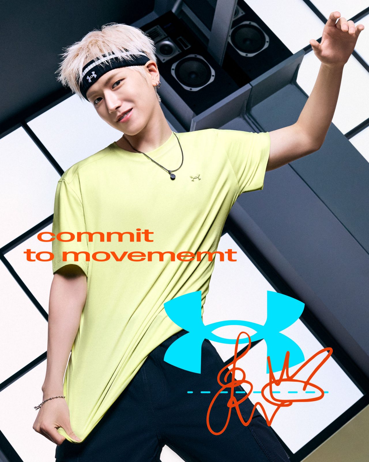 Riwoo in Under Armour Bouncy Tee