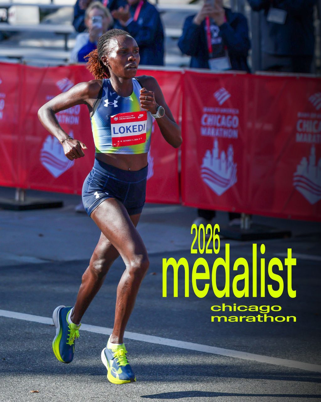 Sharon Lokedi Captures Seventh Abbott World Marathon Major Podium in Chicago