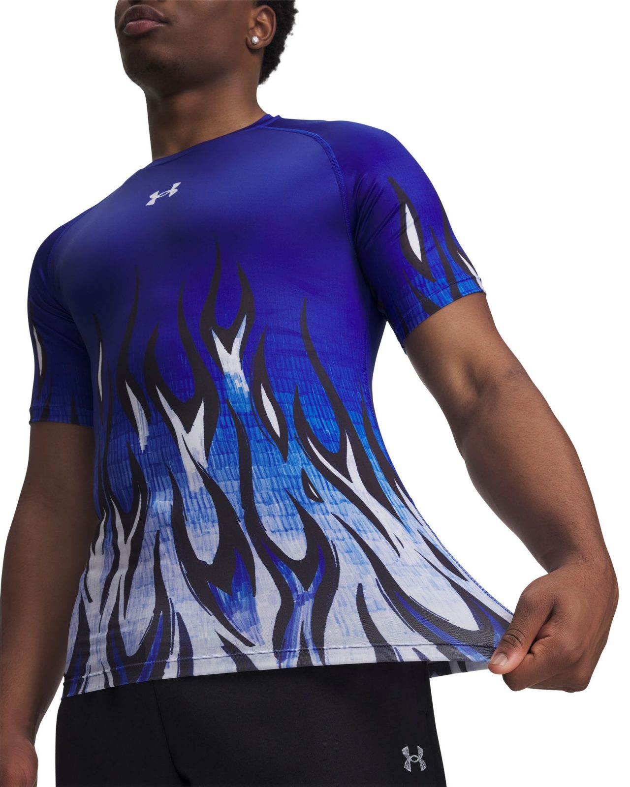 UA X Sharpie Blue Flame Heatgear