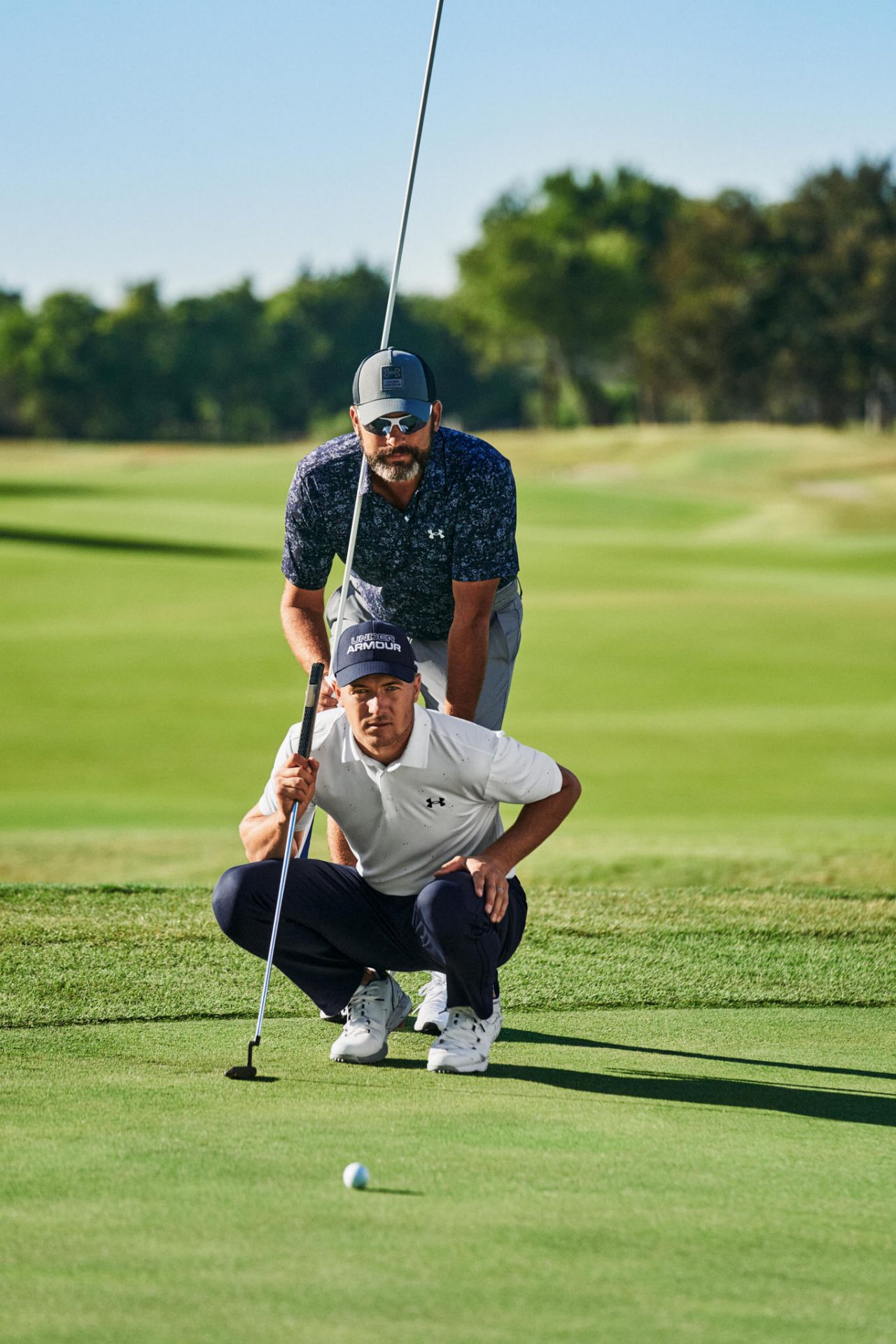Jordan Spieth y Michael Greller