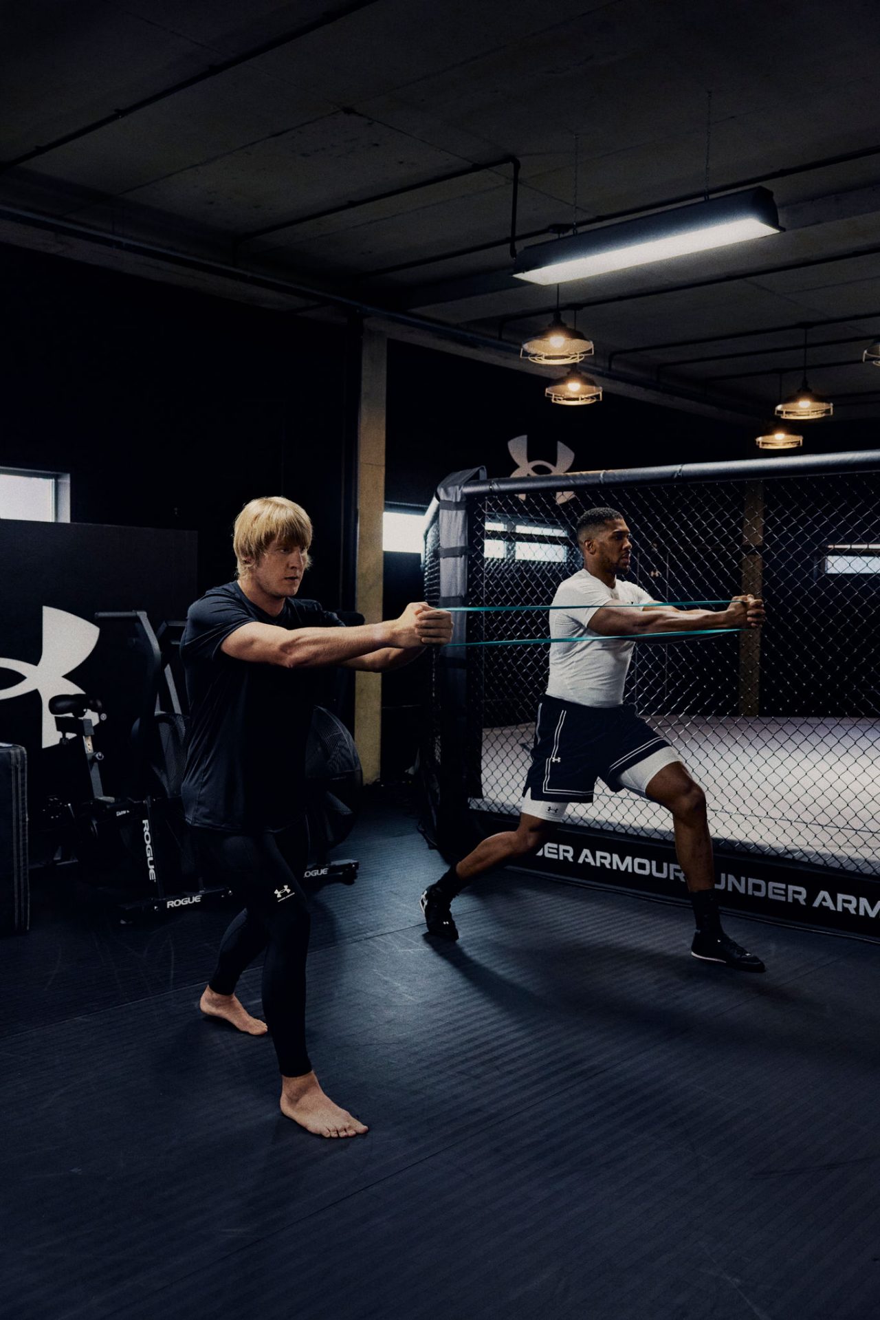 Entrenamiento de Anthony Joshua y Paddy Pimblett
