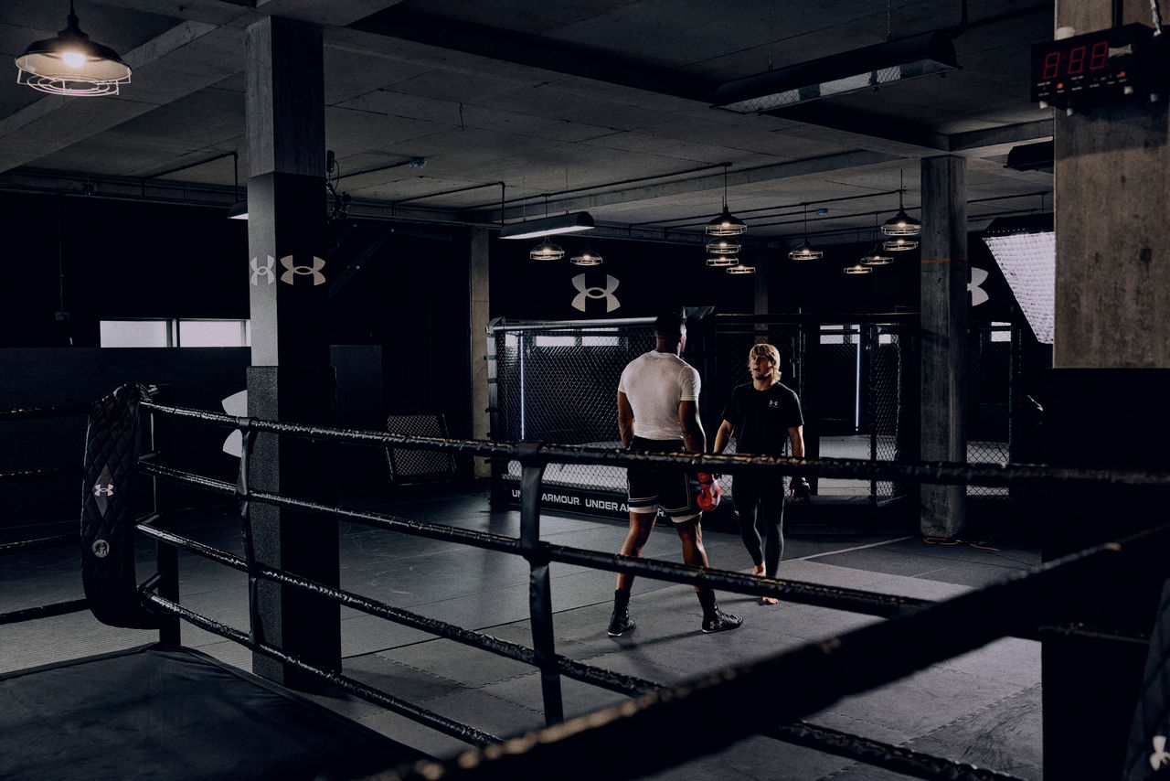 Entrenamiento de Anthony Joshua y Paddy Pimblett
