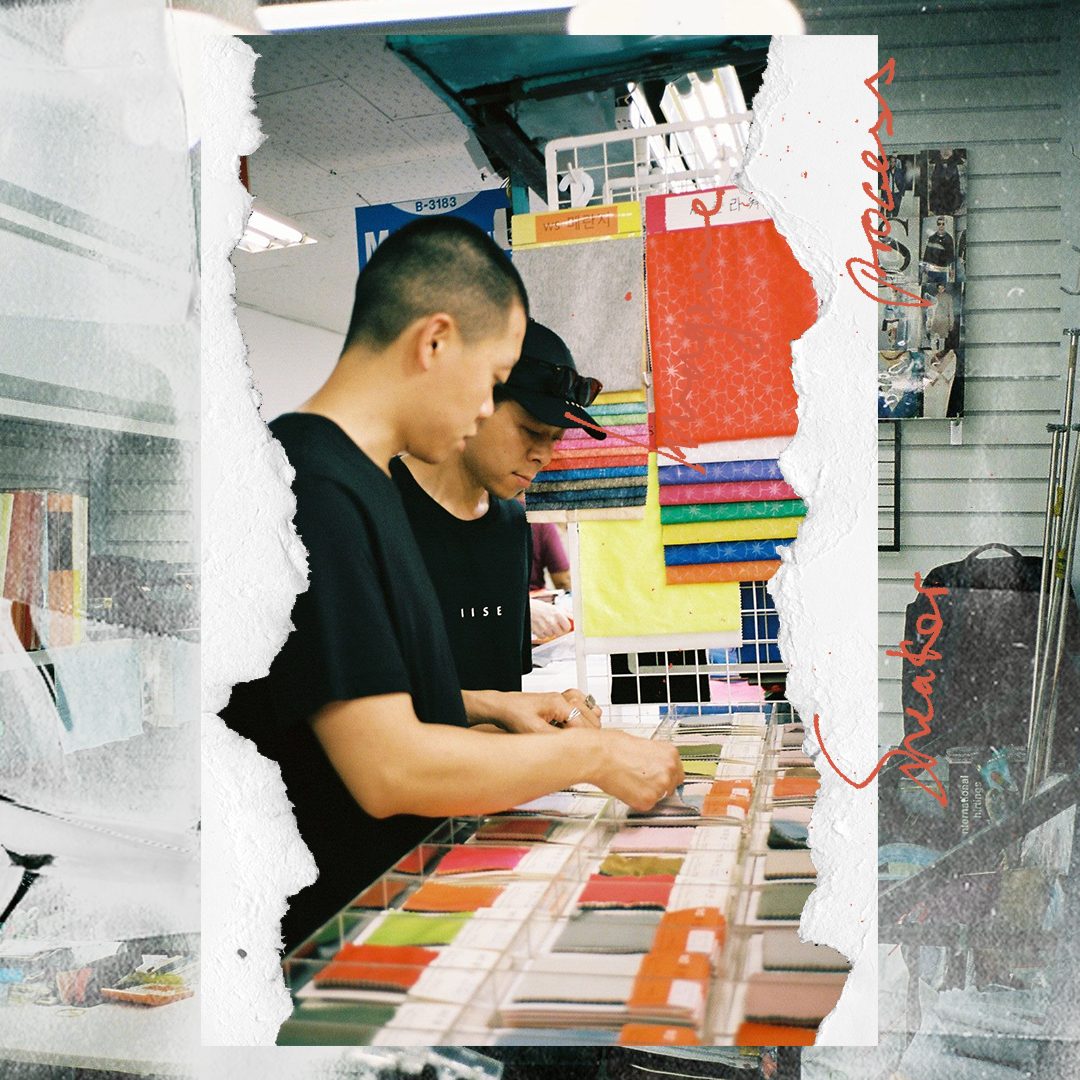 Terrance and Kevin Kim of Seoul-based fashion table IISE
