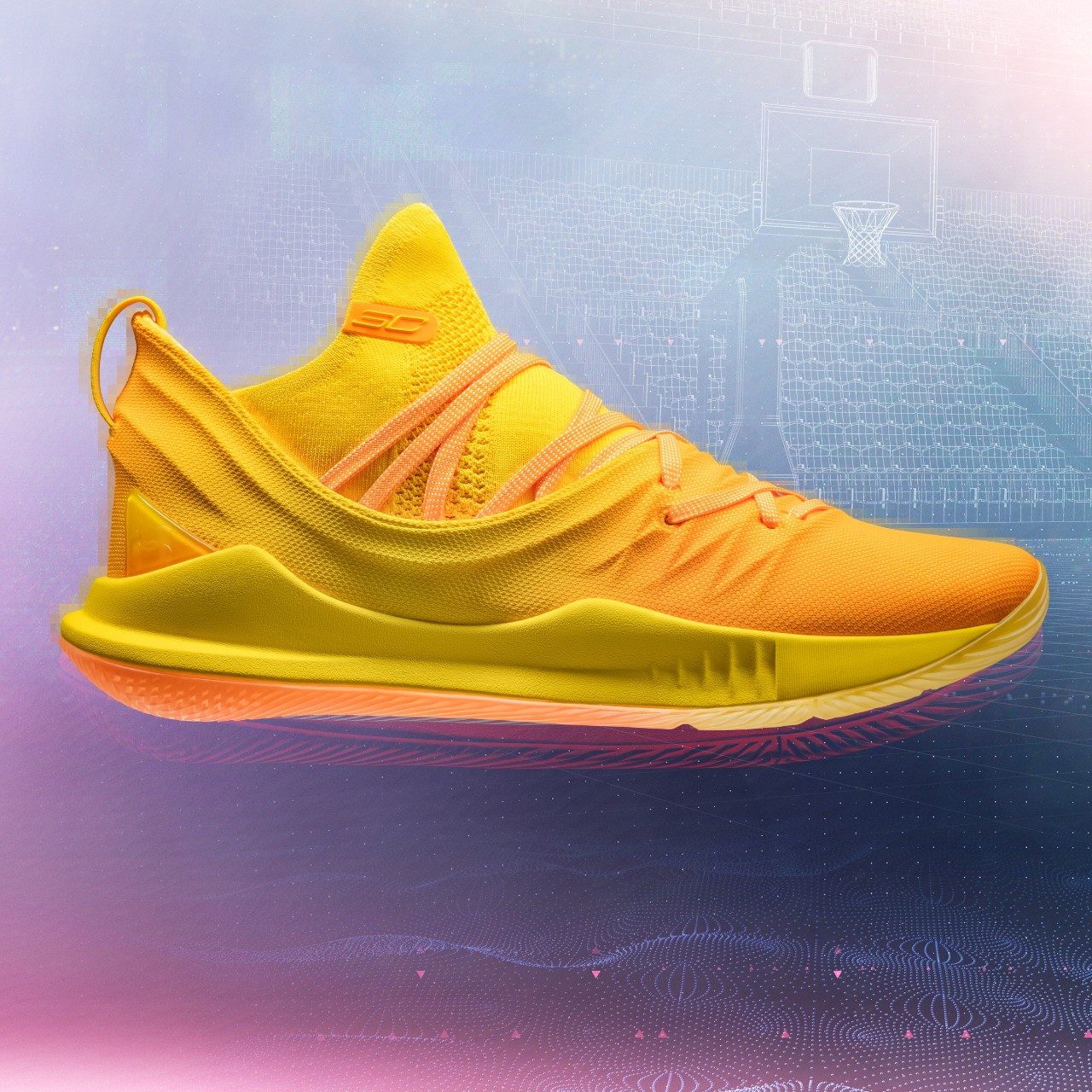 This yellow exclusive colorway of the Curry 5 is available only for fans in Manila, Wuhan and Tokyo. 