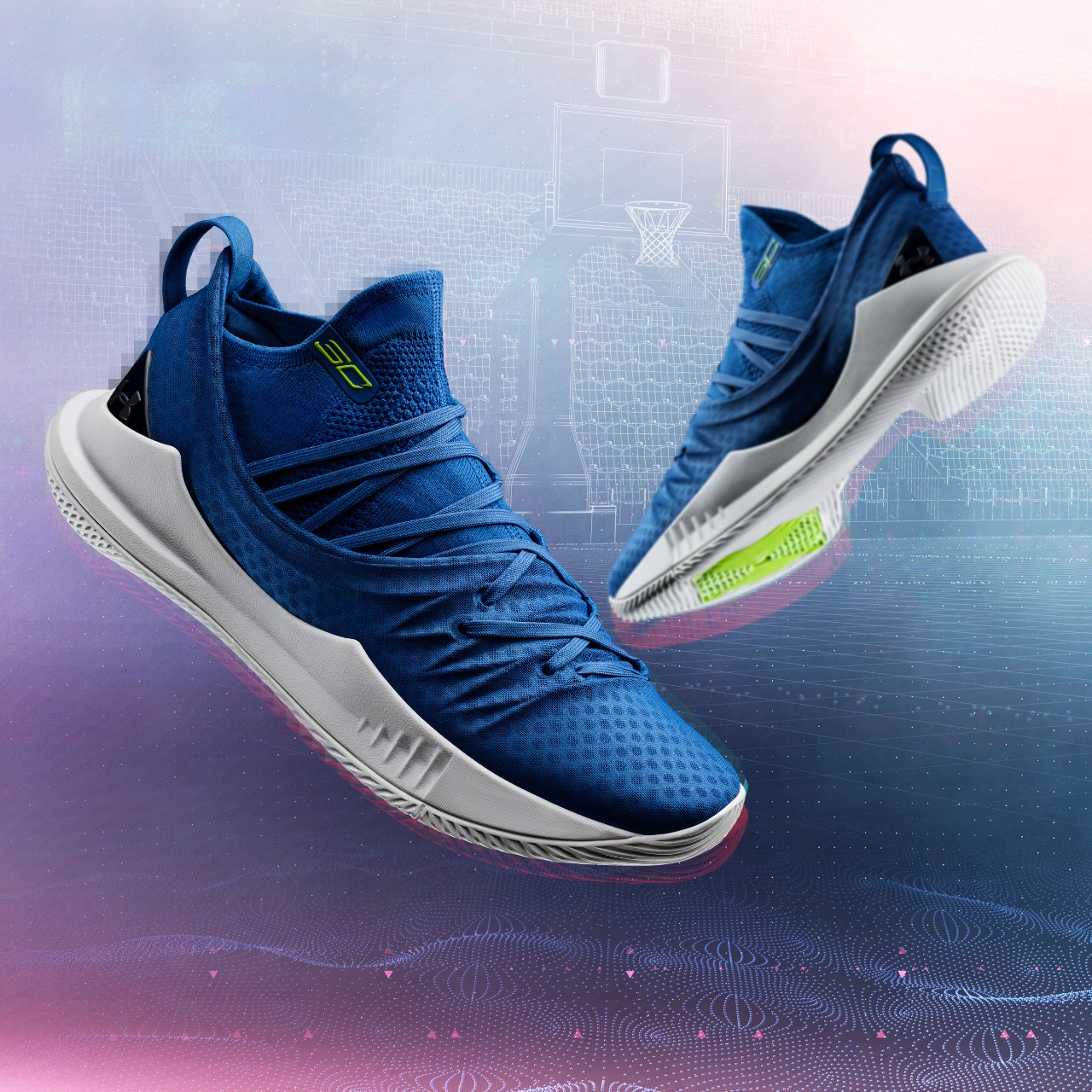 Under armour curry 5 blue hot sale
