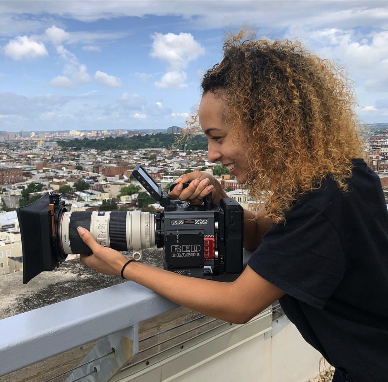 Destiny Brown with Wide Angle Youth Media