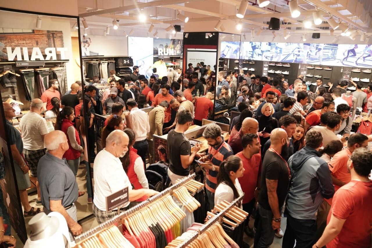 UNDER ARMOUR OPENS FIRST INDIA STORE 
