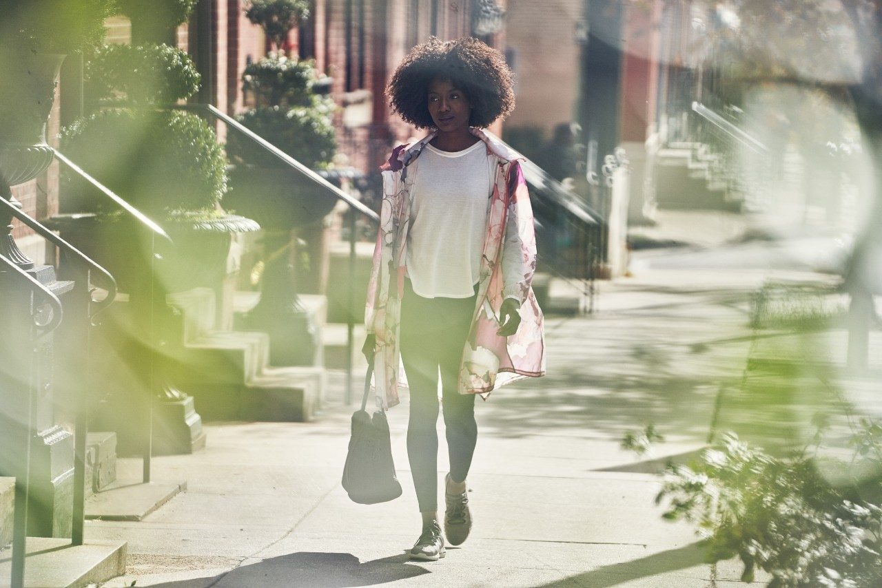 Unstoppable Floral Jacket, Breathe Dolmain top, All Around Legging, Essentials 2.0 Bag and HOVR SLK footwear