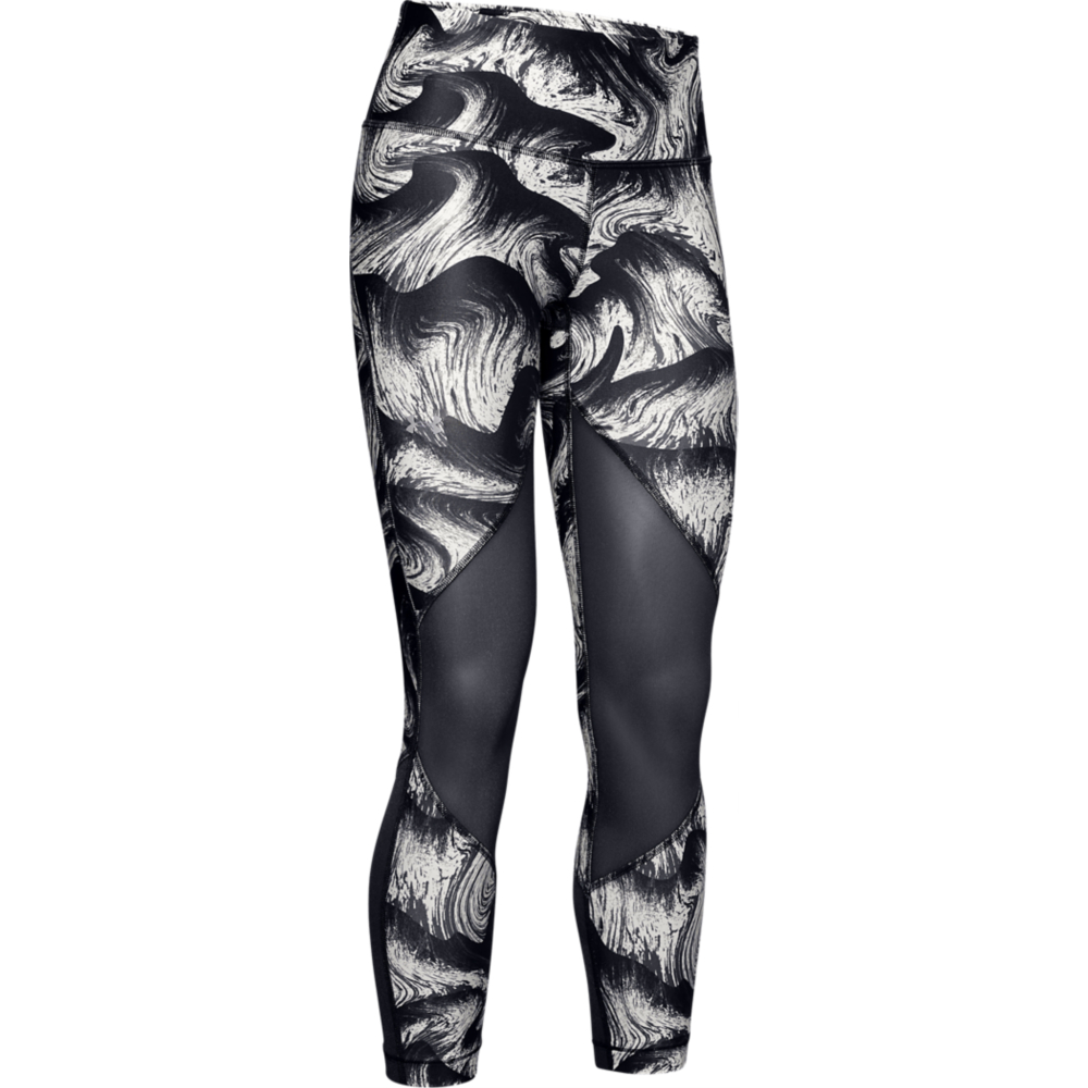 HearGear Armour Mesh Print Ankle Crop Leggings