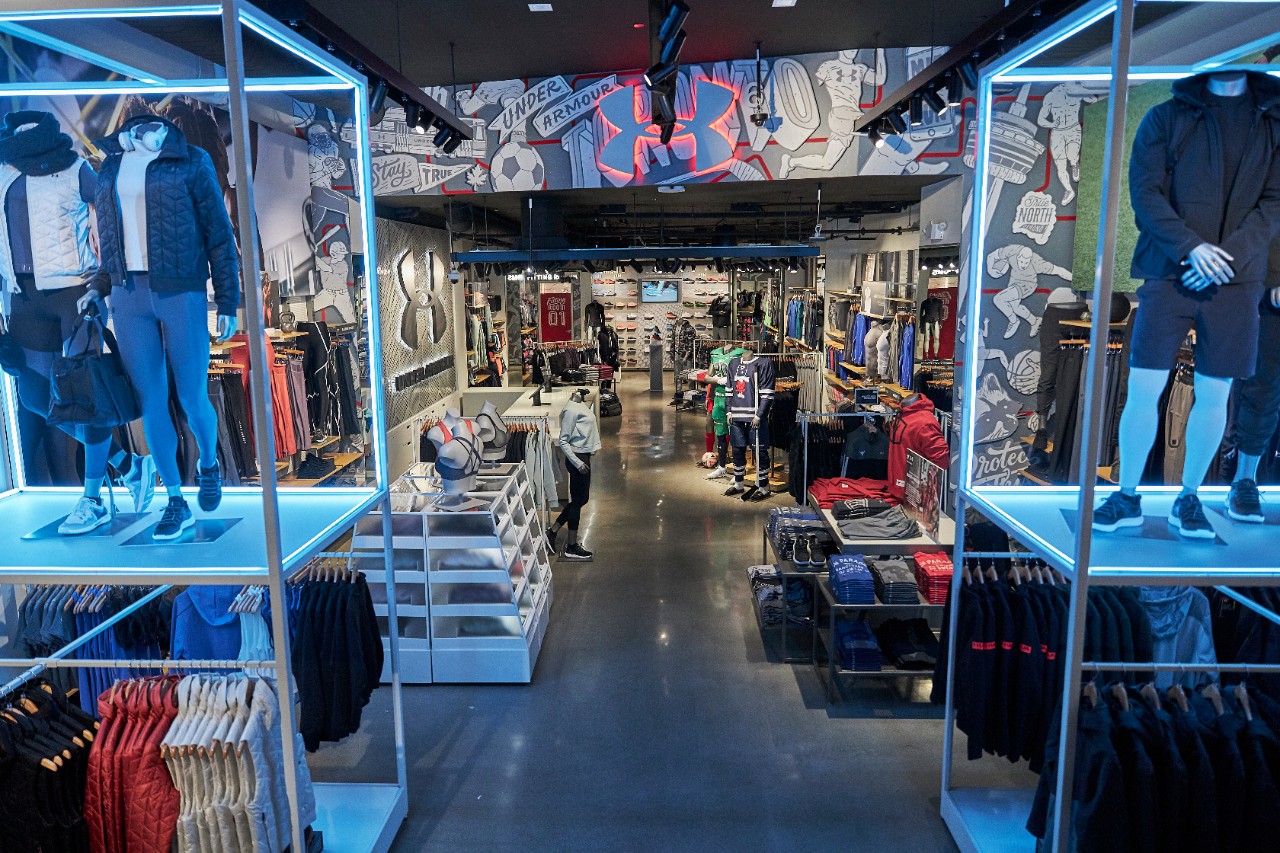 Under armour canada stores top
