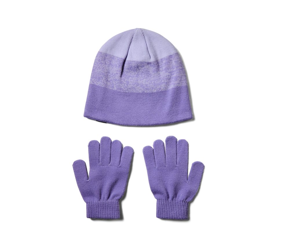 Girls' UA Beanie Glove Combo, $20 USD