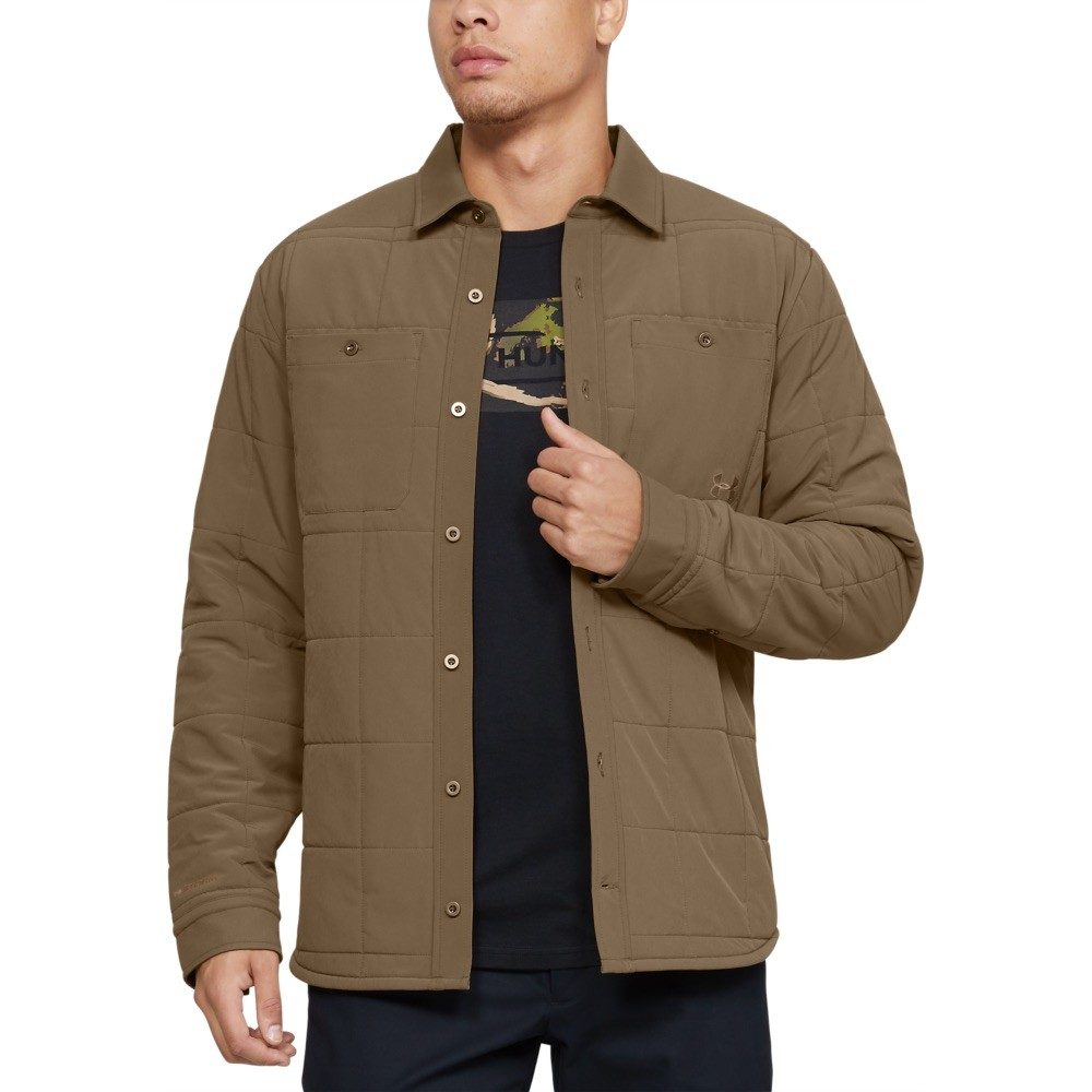 UA Ultimate ColdGear Latitude Shacket, $110 USD