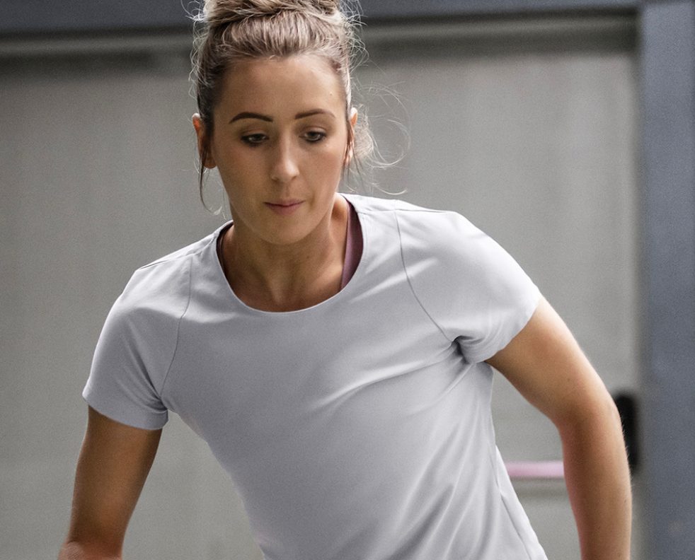 The lightweight, breathable UA HeatGear material keeps them cool and dry during long hospital shifts