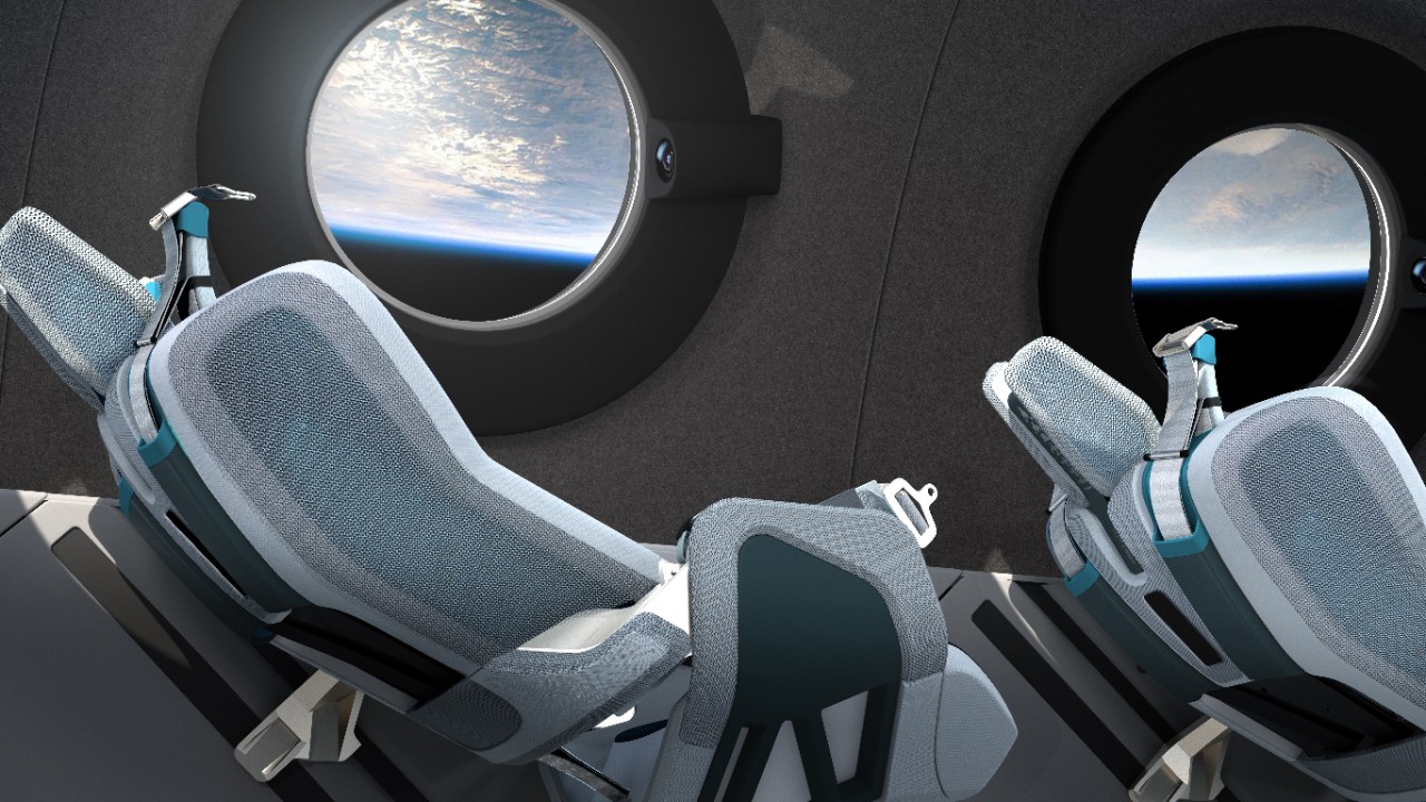 Virgin Galactic’s SpaceShipTwo Seats in Space
