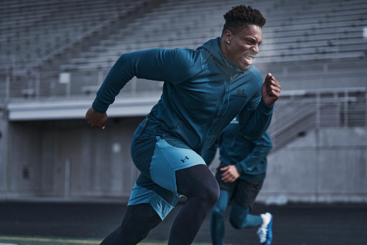 Under armour running gear for cold weather top