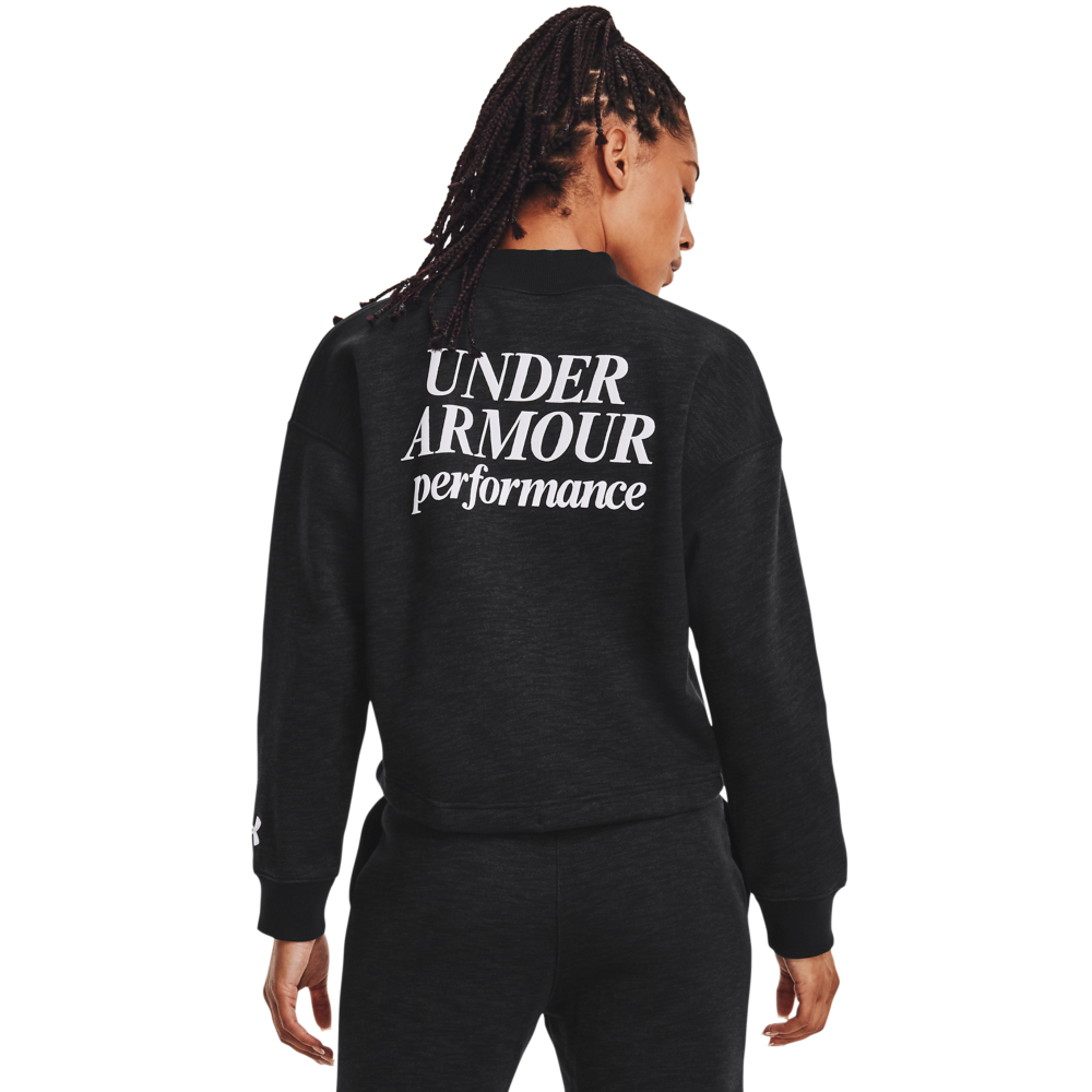 Women's UA Essential Fleece Script Crew