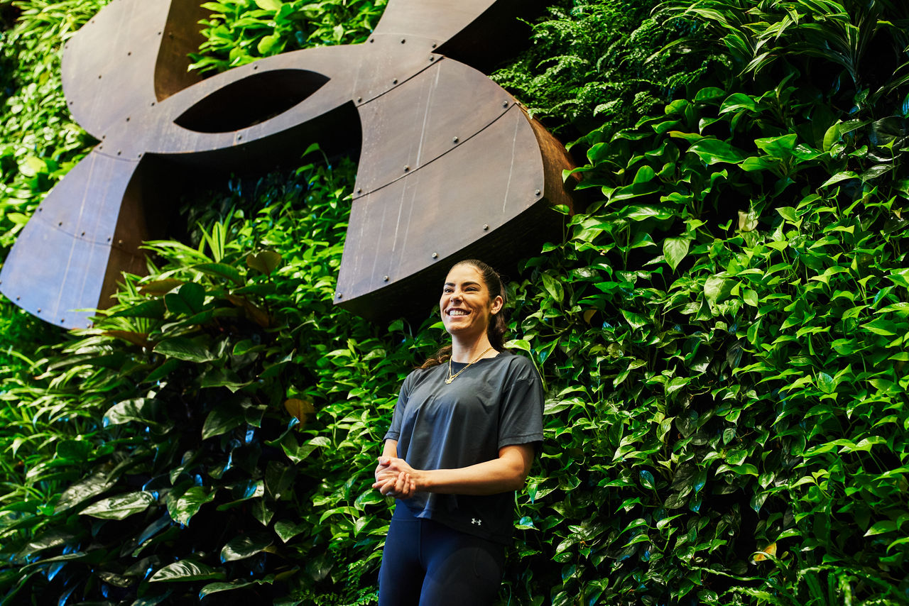 Kelsey Plum at Under Armour Campus