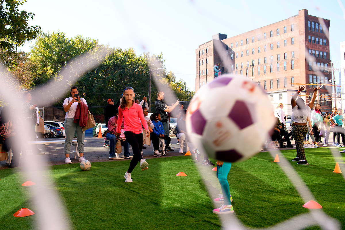 Youth Female Global Football Shot