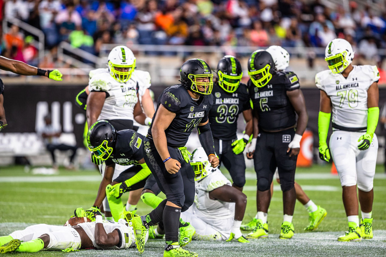 Under armour all american football hot sale