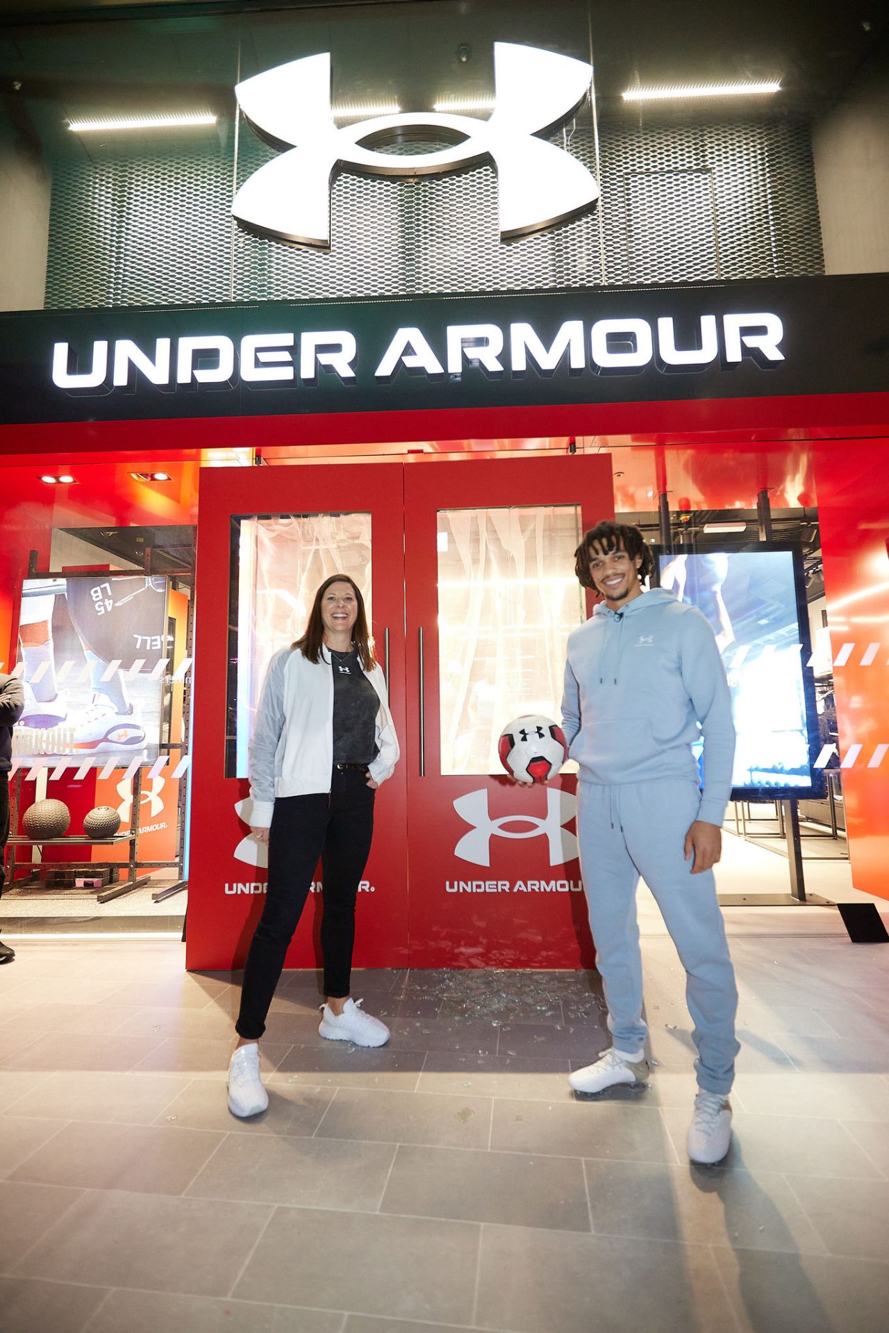 Trent Alexander Arnold Smashes Open New Under Armour Brand House in Liverpool