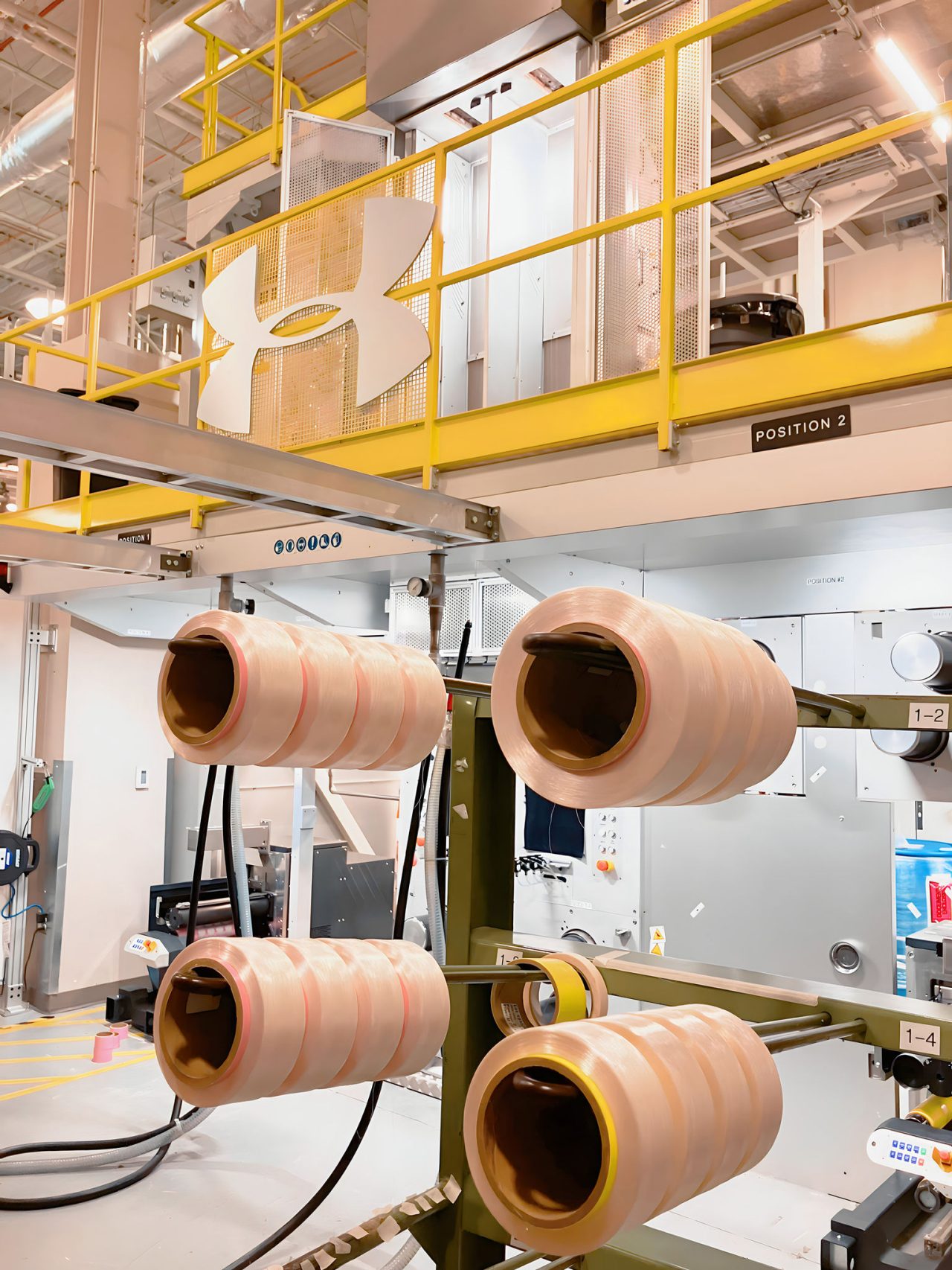 Rolls of finished filament yarn