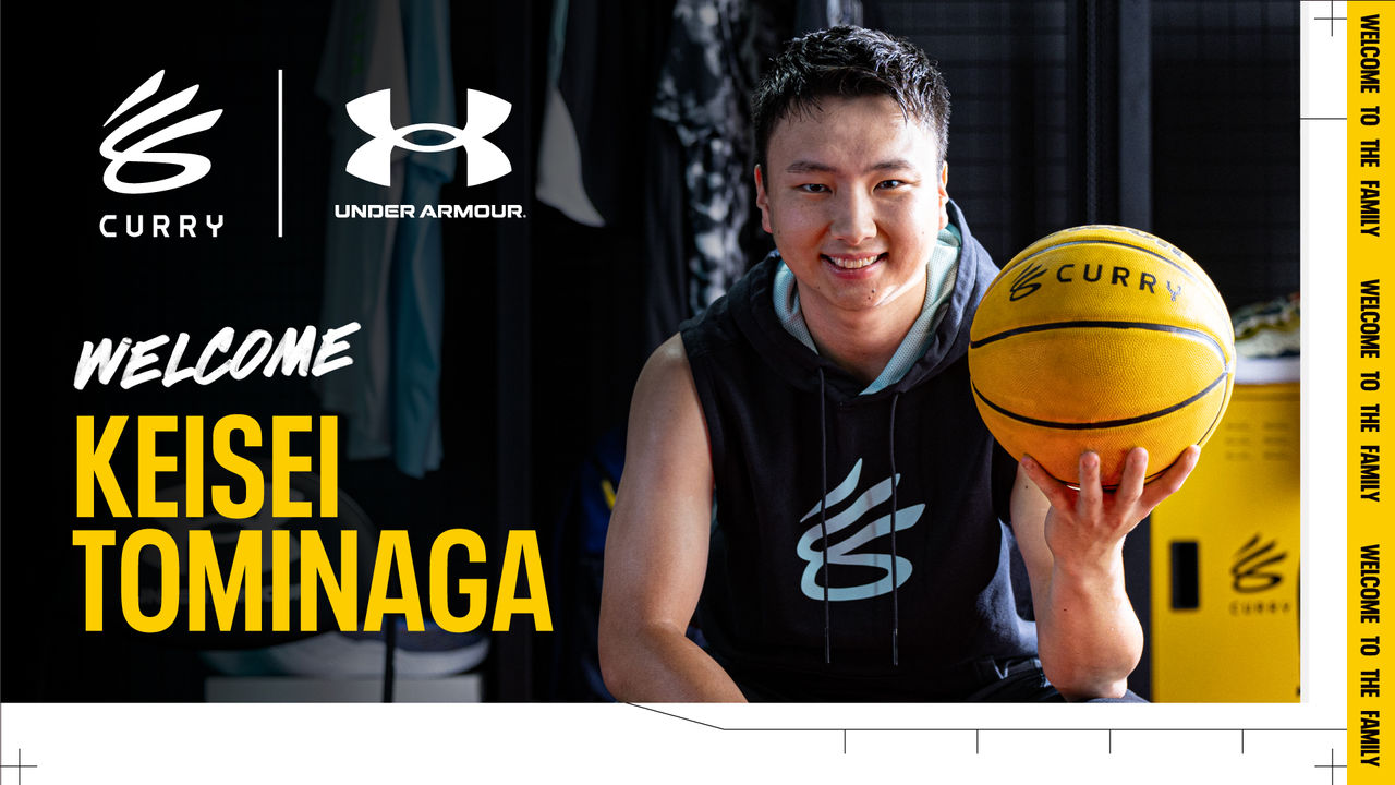 Keisei Tominaga Signs with Curry Brand