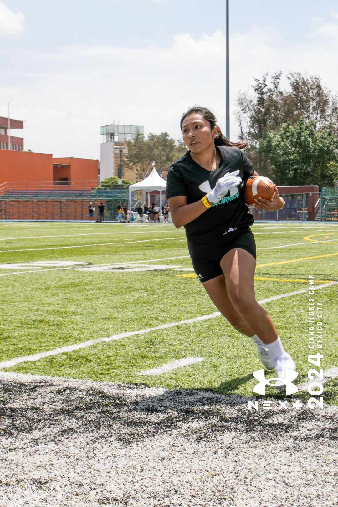 Diana Flores Mexico Flag Football Camp