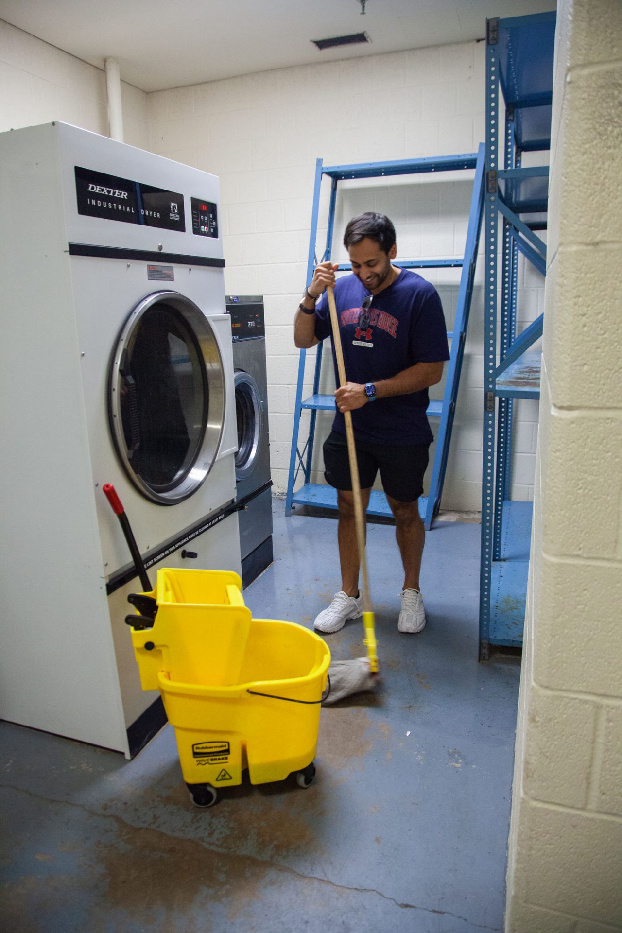 UA Teammate Mopping Locker Room
